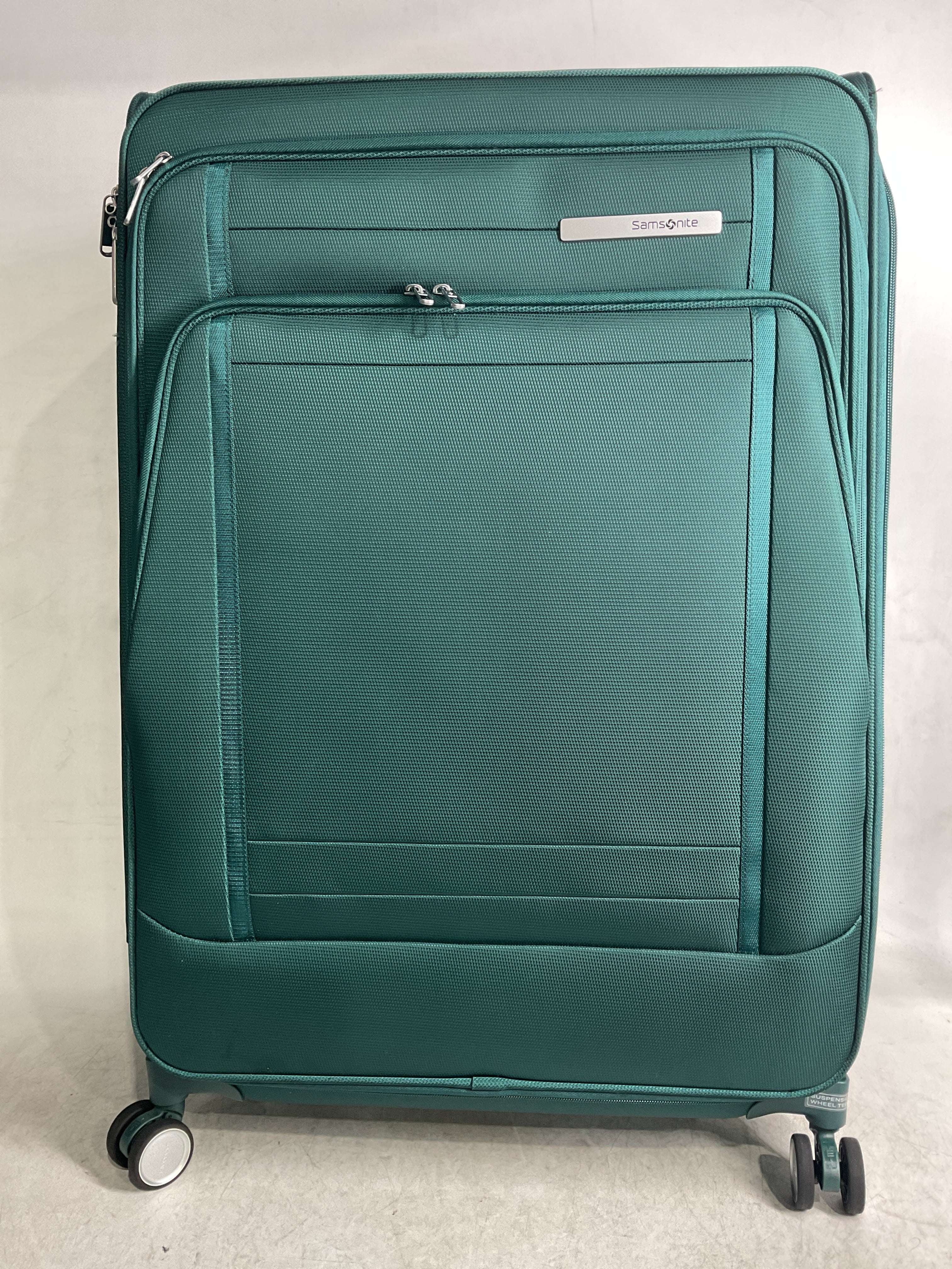 Samsonite UpLIFT Lightweight Softside Expandable Luggage ( Emerald Green , Large Checked ) Emerald Green Large Checked U2
