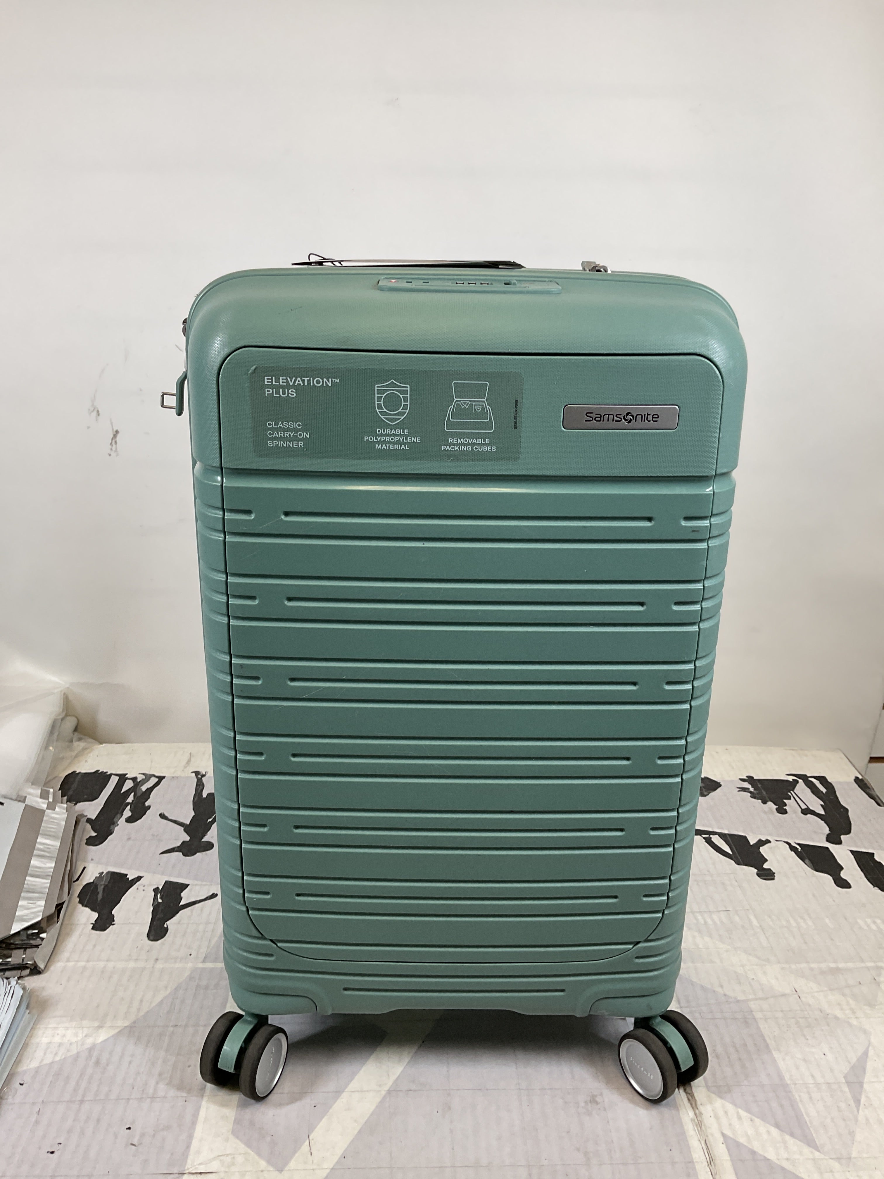 Samsonite Elevation Plus Carry-On Hardside Luggage ( Cypress Green , One Size ) Cypress Green One Size U2
