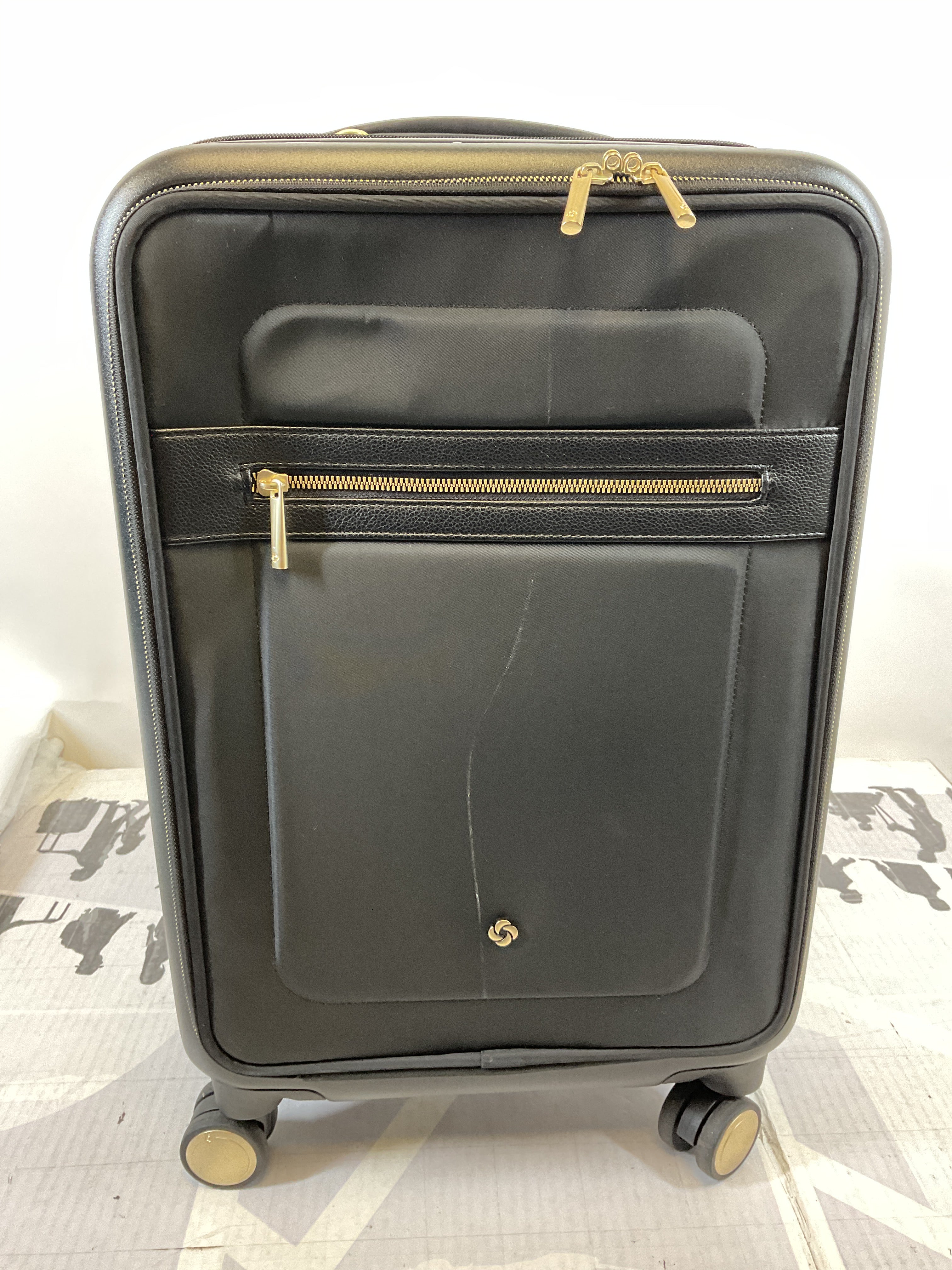 Samsonite Mobile Solution 2 Expandable Carry-On Spinner ( Black , One Size ) Black One Size U4