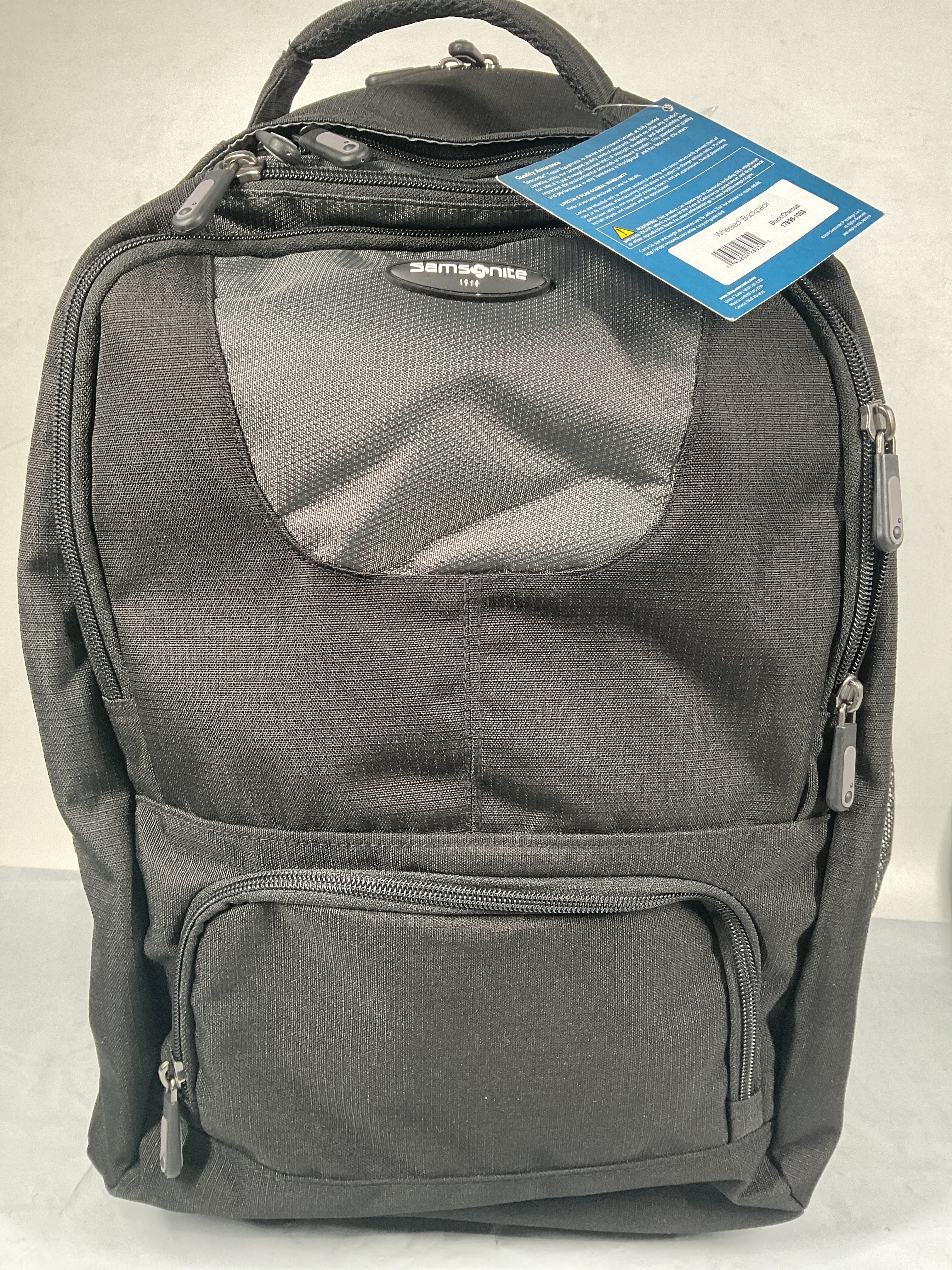 Samsonite Wheeled Backpack ( Black/Charcoal , One size ) Black/Charcoal One Size U2