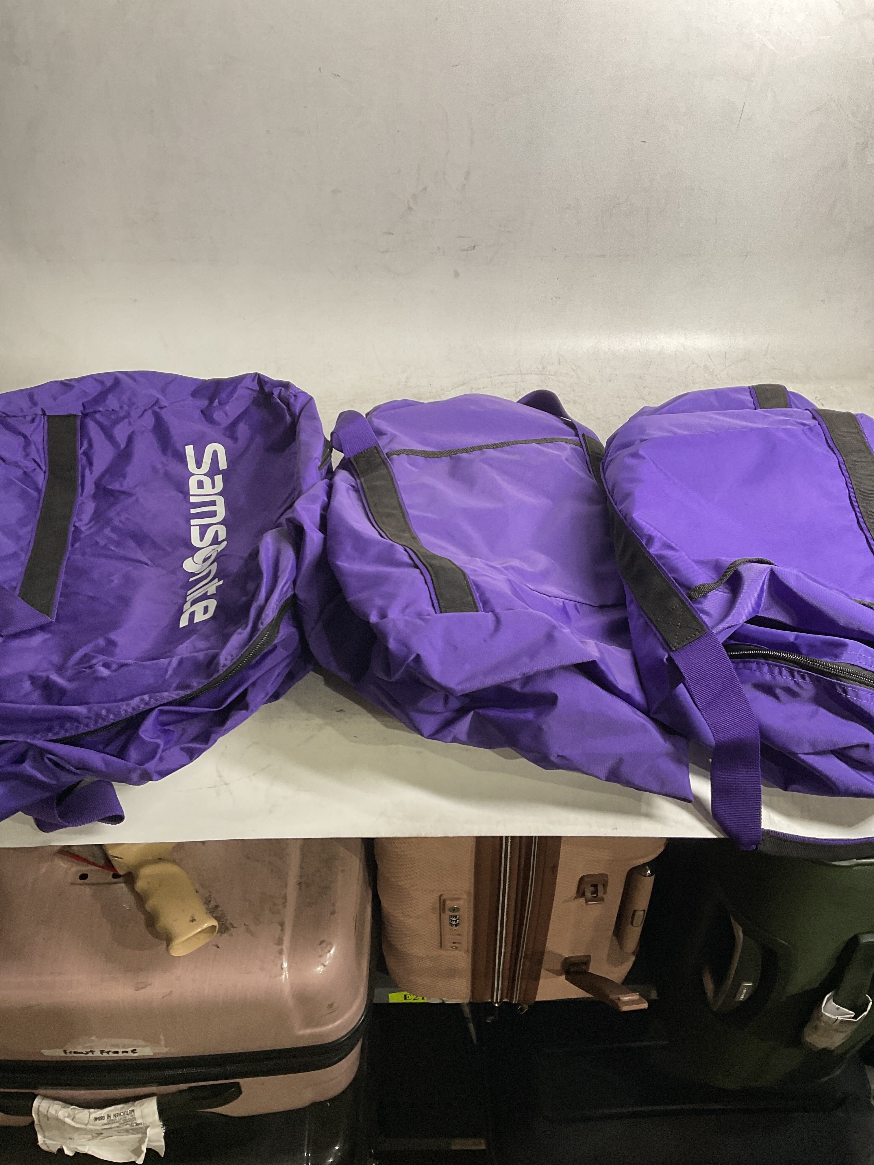 Samsonite Tote-A-Ton 32.5-Inch Duffel Bag ( Purple , 3-Pack ) Purple 3 Pack U5