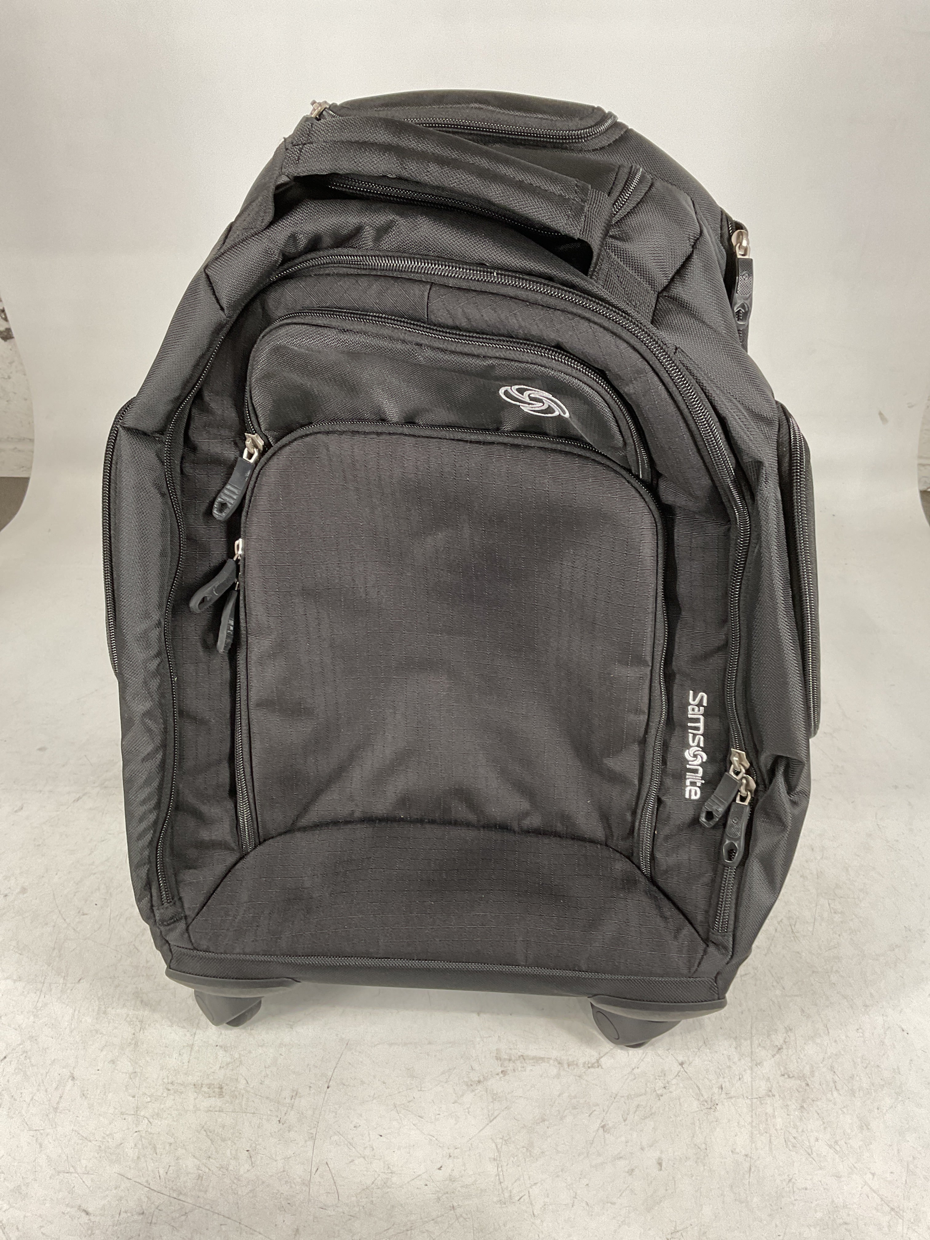 Samsonite MVS Rolling Backpack, Black, 19-Inch U1