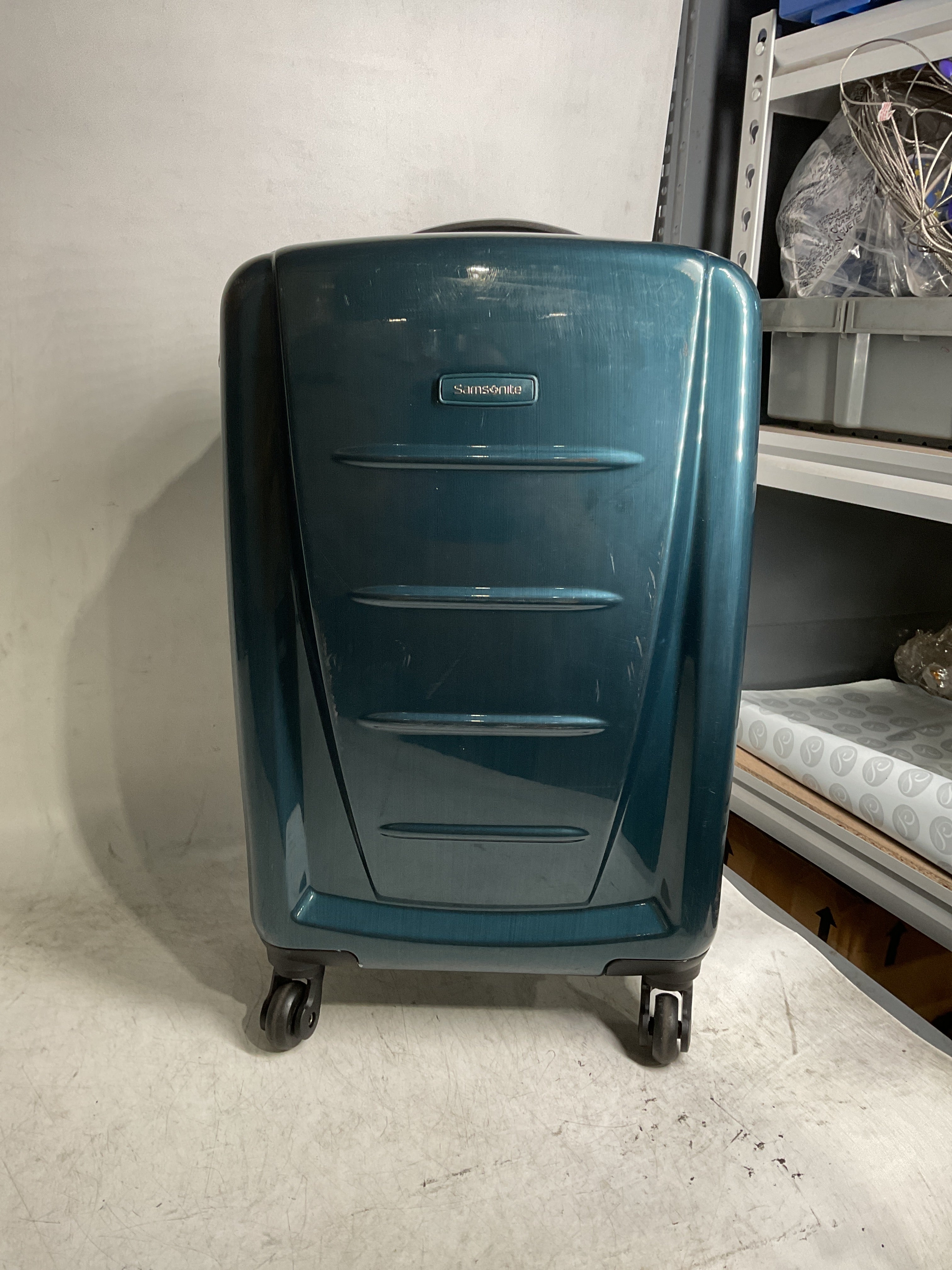 Samsonite Winfield 2 Hardside Luggage with 360 Spinner Wheels, TSA Lock, Airline Approved ( Teal , Carry-On 20-Inch ) Teal Carry On 20 Inch U17