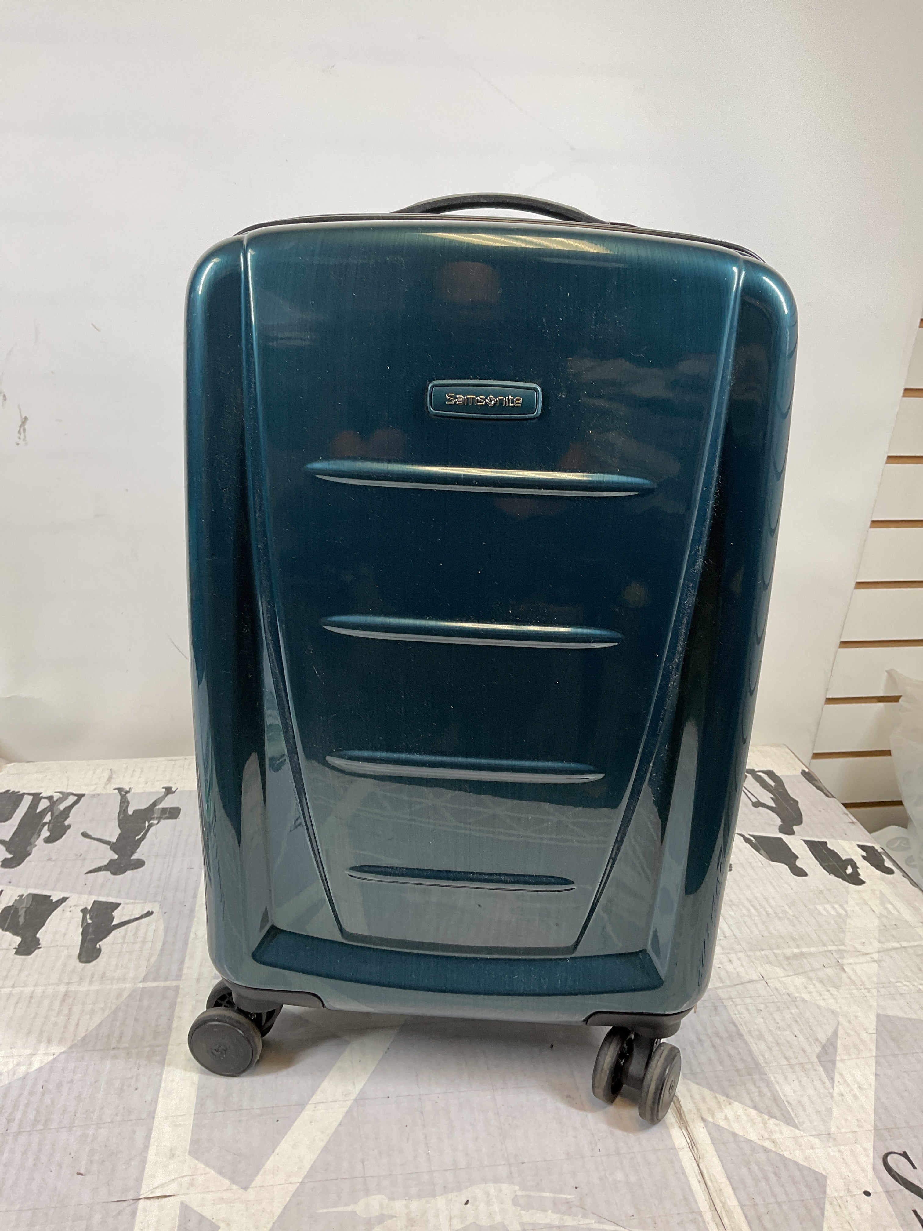 Samsonite Winfield 2 Carry-On 20-Inch Hardside Luggage with Spinner Wheels ( Teal , Carry-On 20-Inch ) Teal Carry On 20 Inch U21