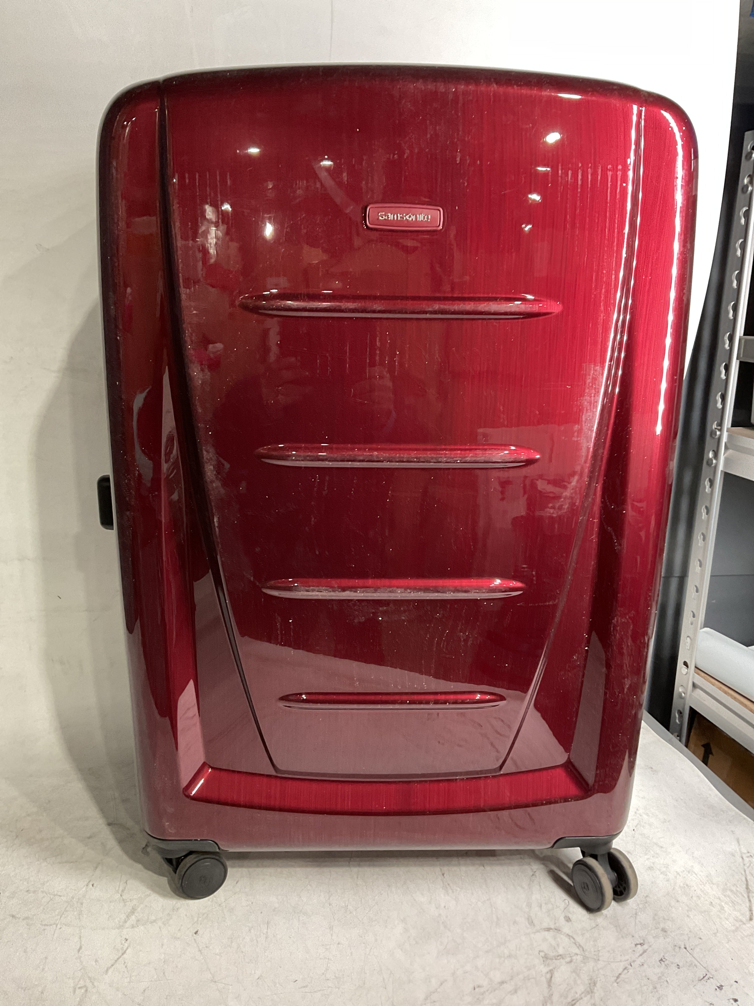 Samsonite Winfield 2 Hardside Luggage with 360 Spinner Wheels, TSA Lock, Airline Approved ( Burgundy , Checked-Large 28-Inch ) Burgundy Checked Large 28 Inch U21