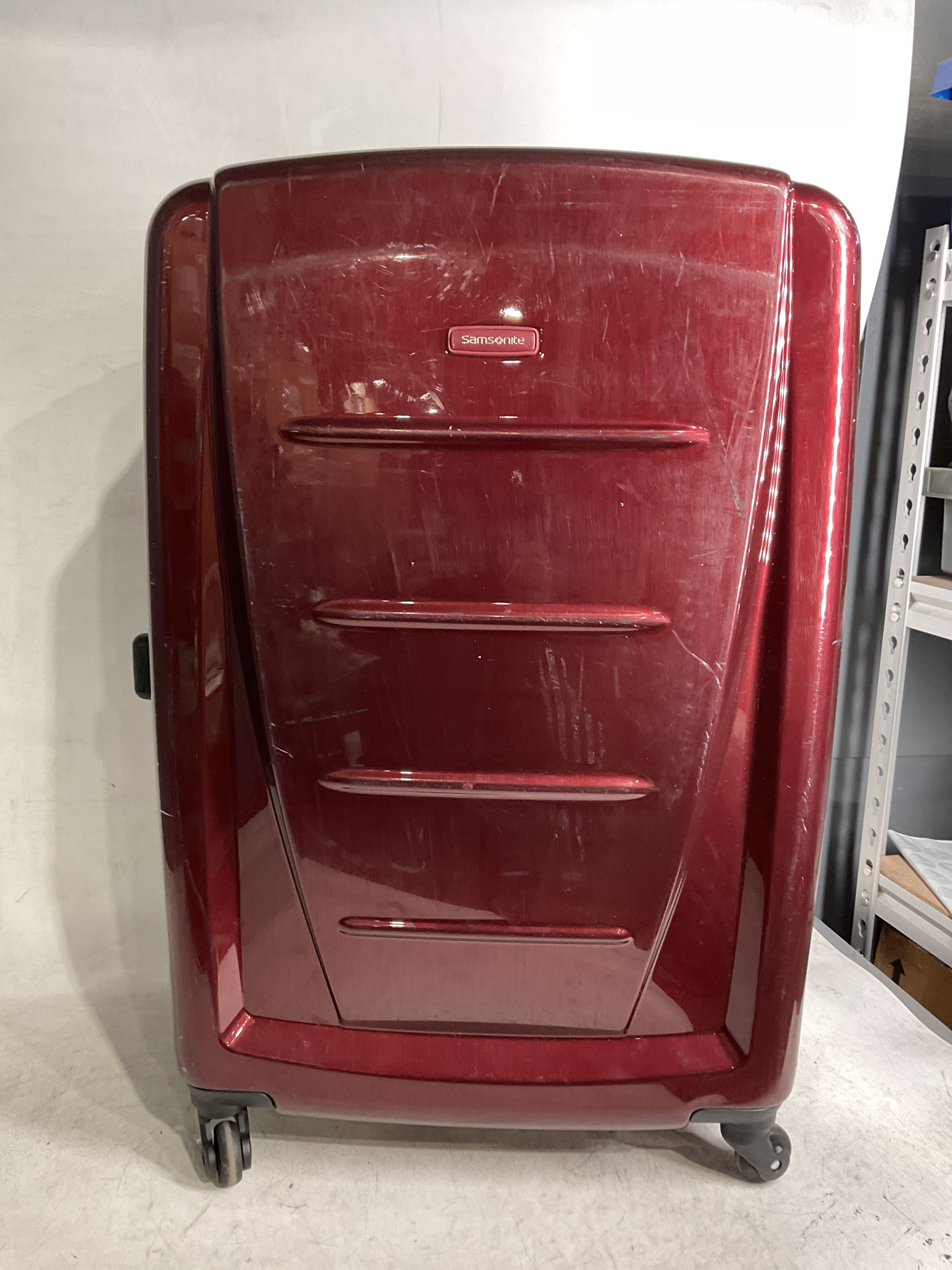 Samsonite Winfield 2 Hardside Luggage with 360 Spinner Wheels, TSA Lock, Airline Approved ( Burgundy , Checked-Large 28-Inch ) Burgundy Checked Large 28 Inch U22