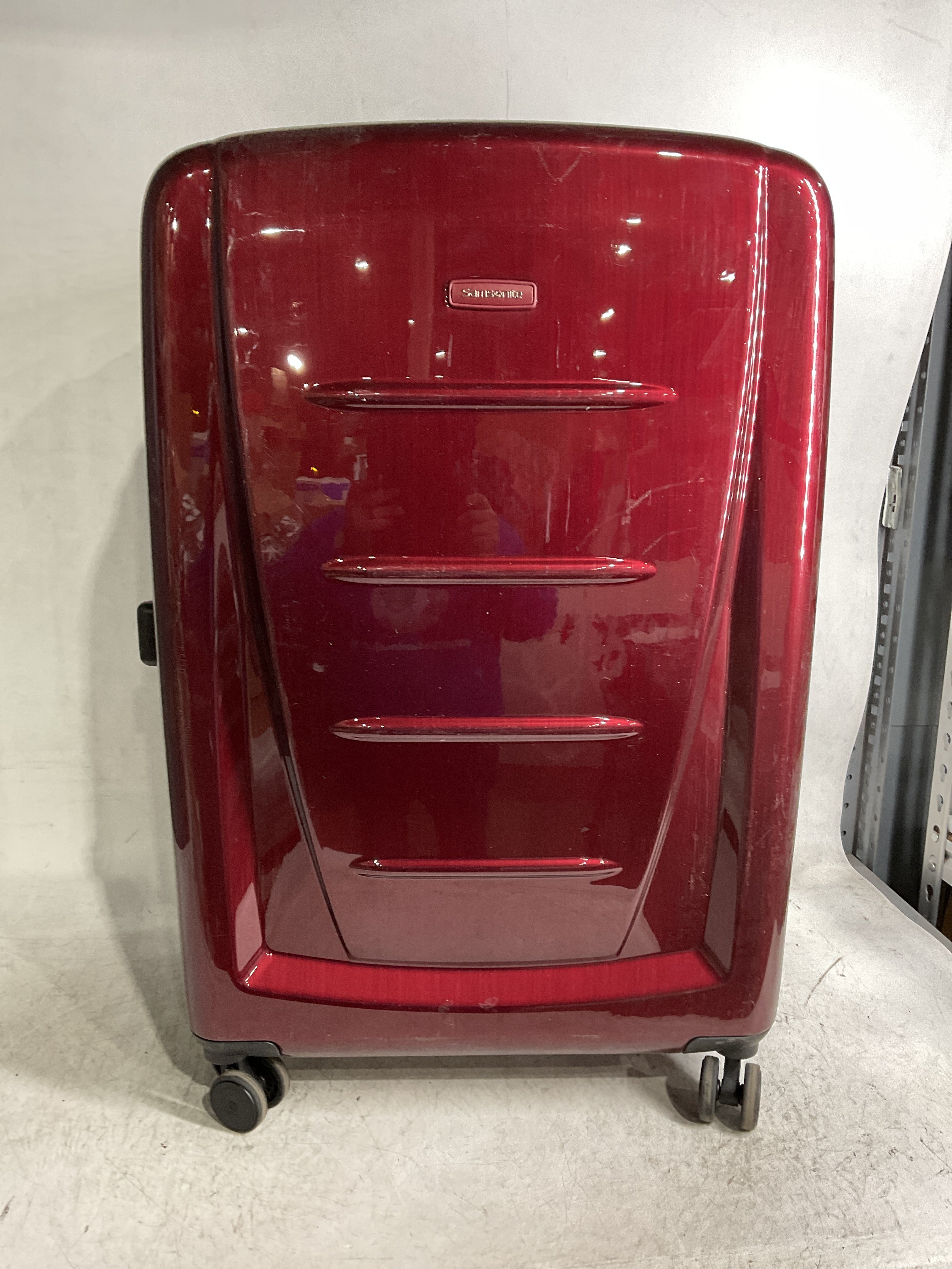 Samsonite Winfield 2 Hardside Luggage with 360 Spinner Wheels, TSA Lock, Airline Approved ( Burgundy , Checked-Large 28-Inch ) Burgundy Checked Large 28 Inch U24