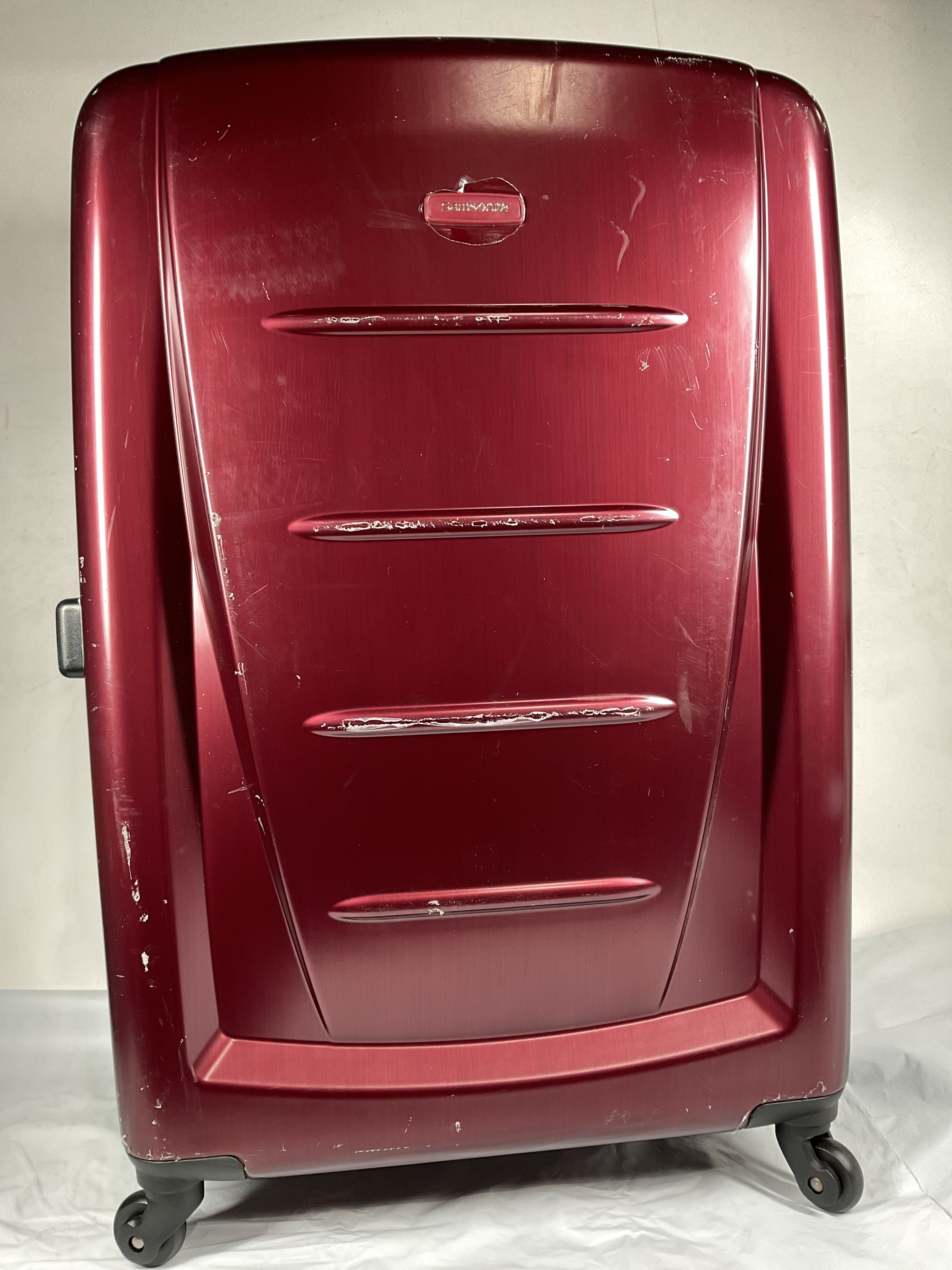 Samsonite Winfield 2 Hardside Luggage with 360 Spinner Wheels, TSA Lock, Airline Approved ( Burgundy , Checked-Large 28-Inch ) Burgundy Checked Large 28 Inch U28