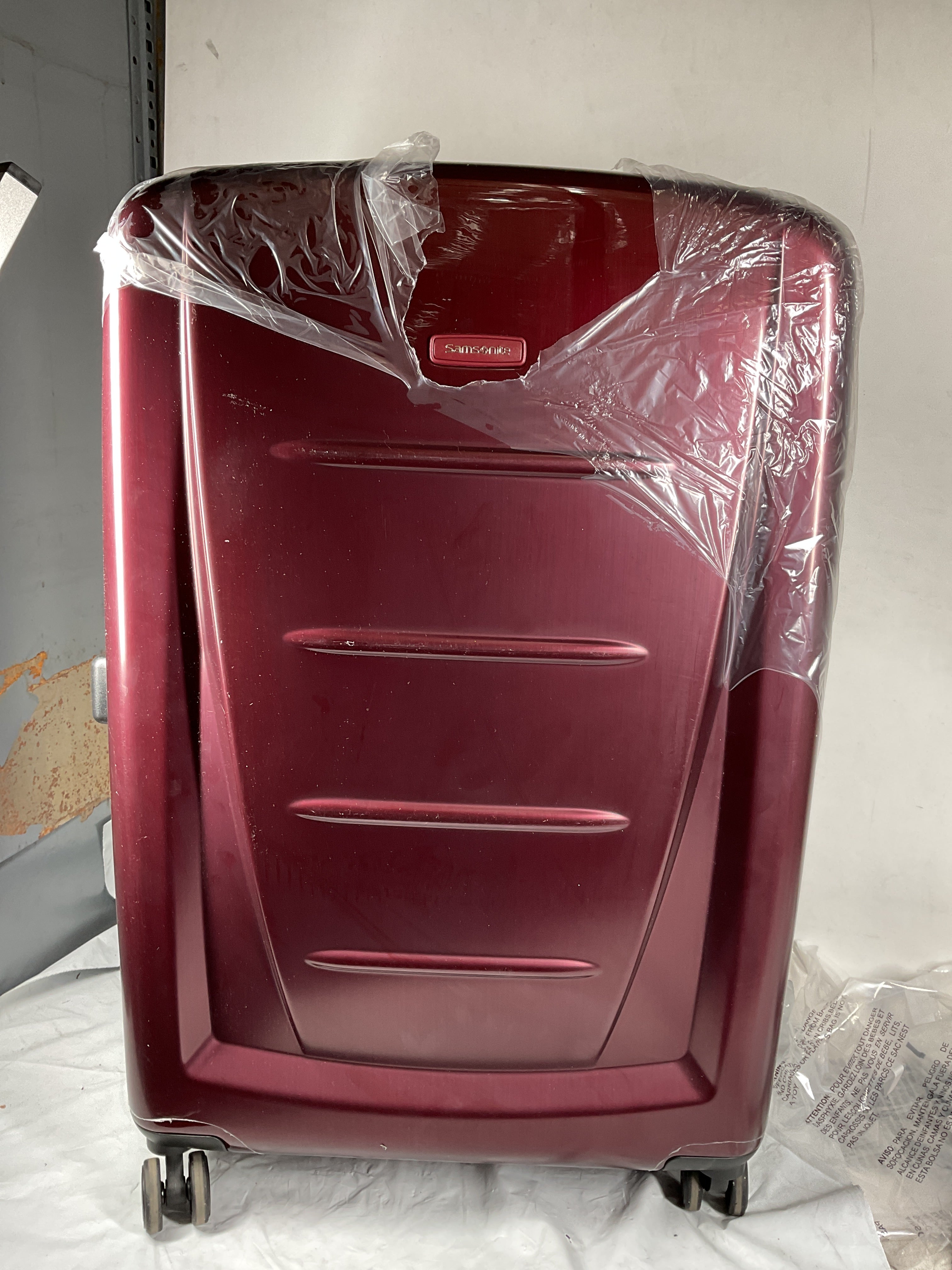 Samsonite Winfield 2 Checked-Large 28-Inch Hardside Expandable Luggage with Spinner Wheels, , Nordic Blue ( Burgundy , Checked-Large 28-Inch ) Burgundy Checked Large 28 Inch U30