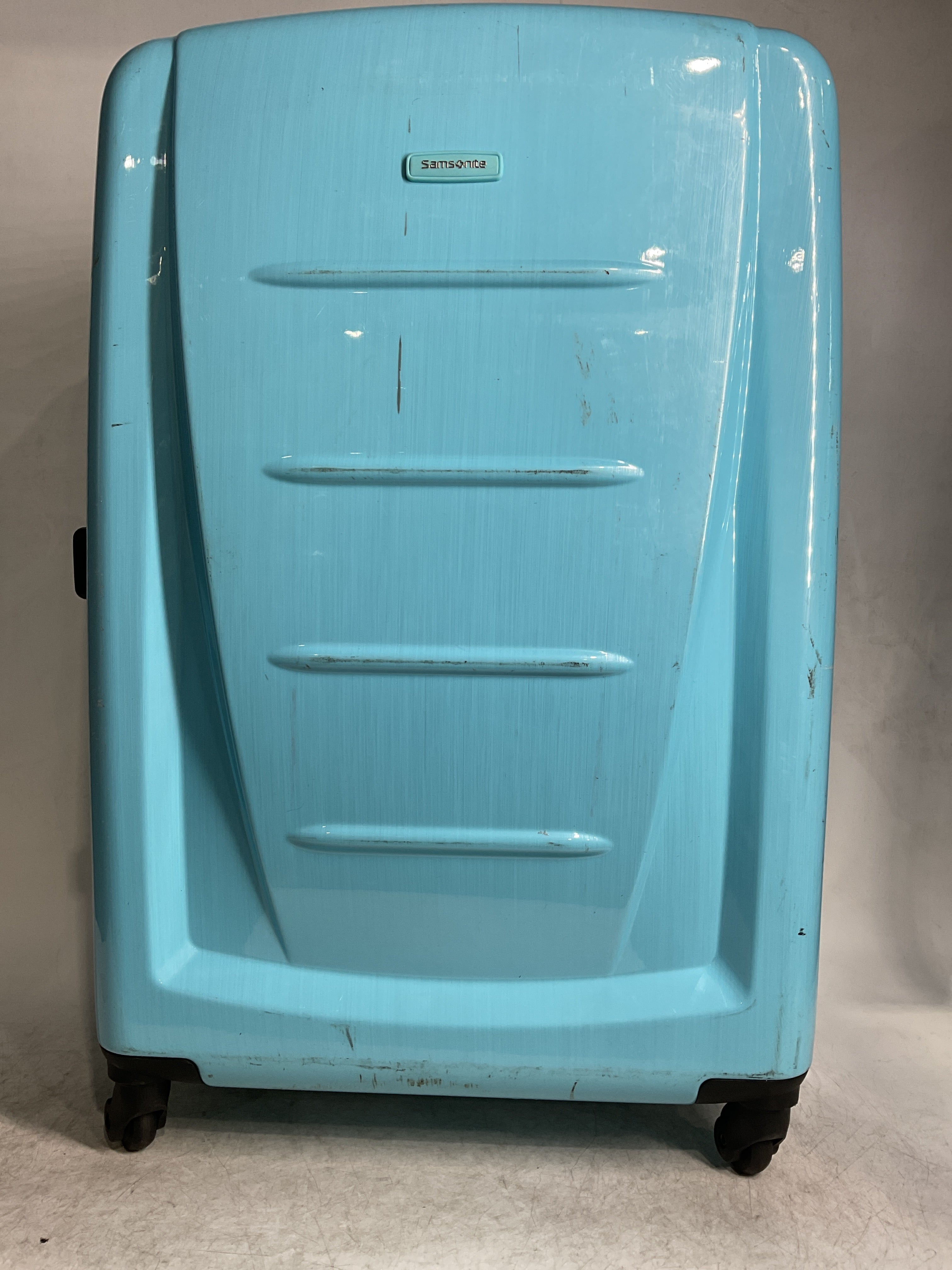 Samsonite Winfield 2 Hardside Luggage with 360 Spinner Wheels, TSA Lock, Airline Approved ( Ice Blue , Checked-Large 28-Inch ) Ice Blue Checked Large 28 Inch U13