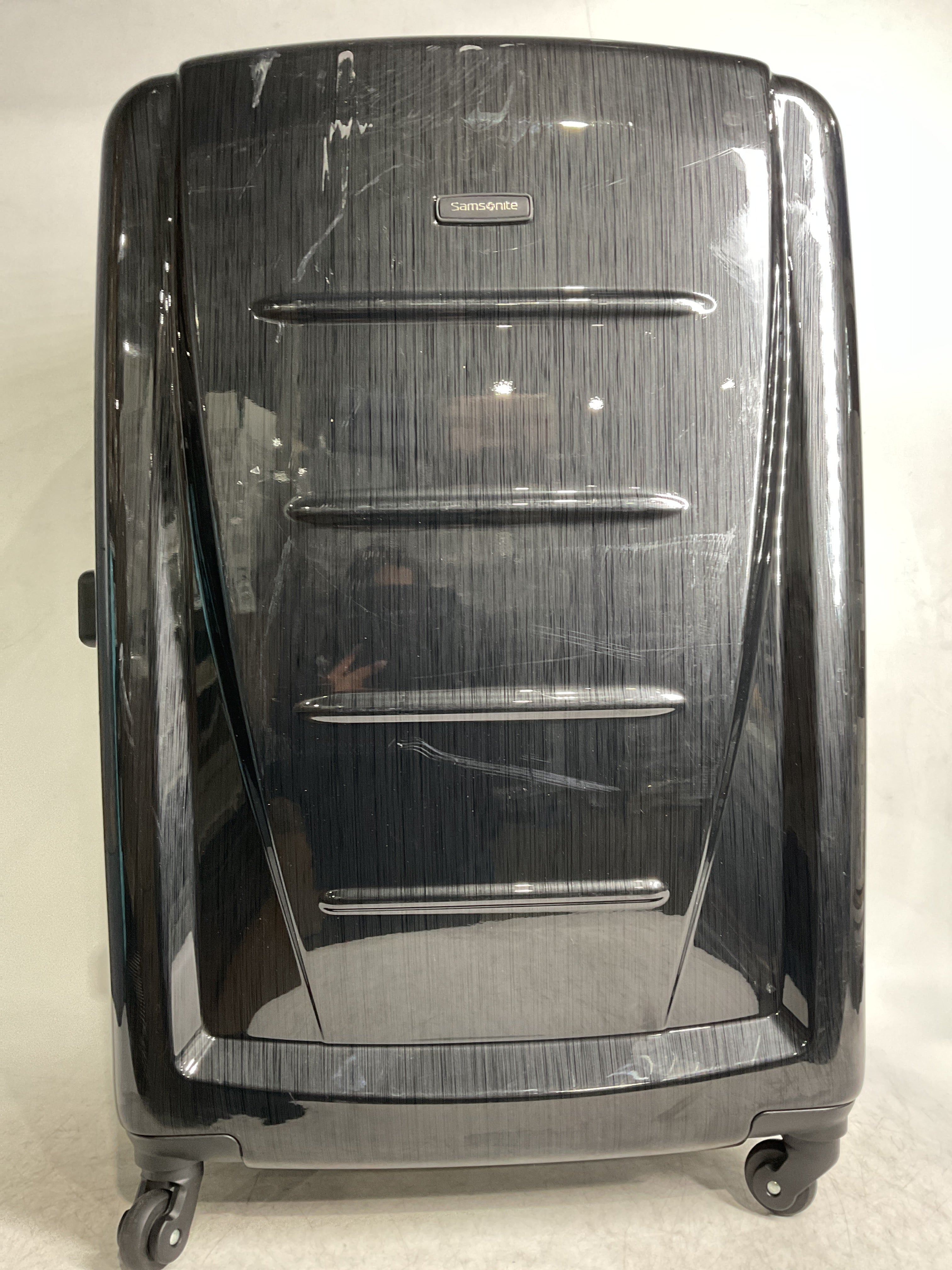 Samsonite Winfield 2 Hardside Luggage with 360 Spinner Wheels, TSA Lock, Airline Approved ( Brushed Anthracite , Checked-Large 28-Inch ) Brushed Anthracite Checked Large 28 Inch U26