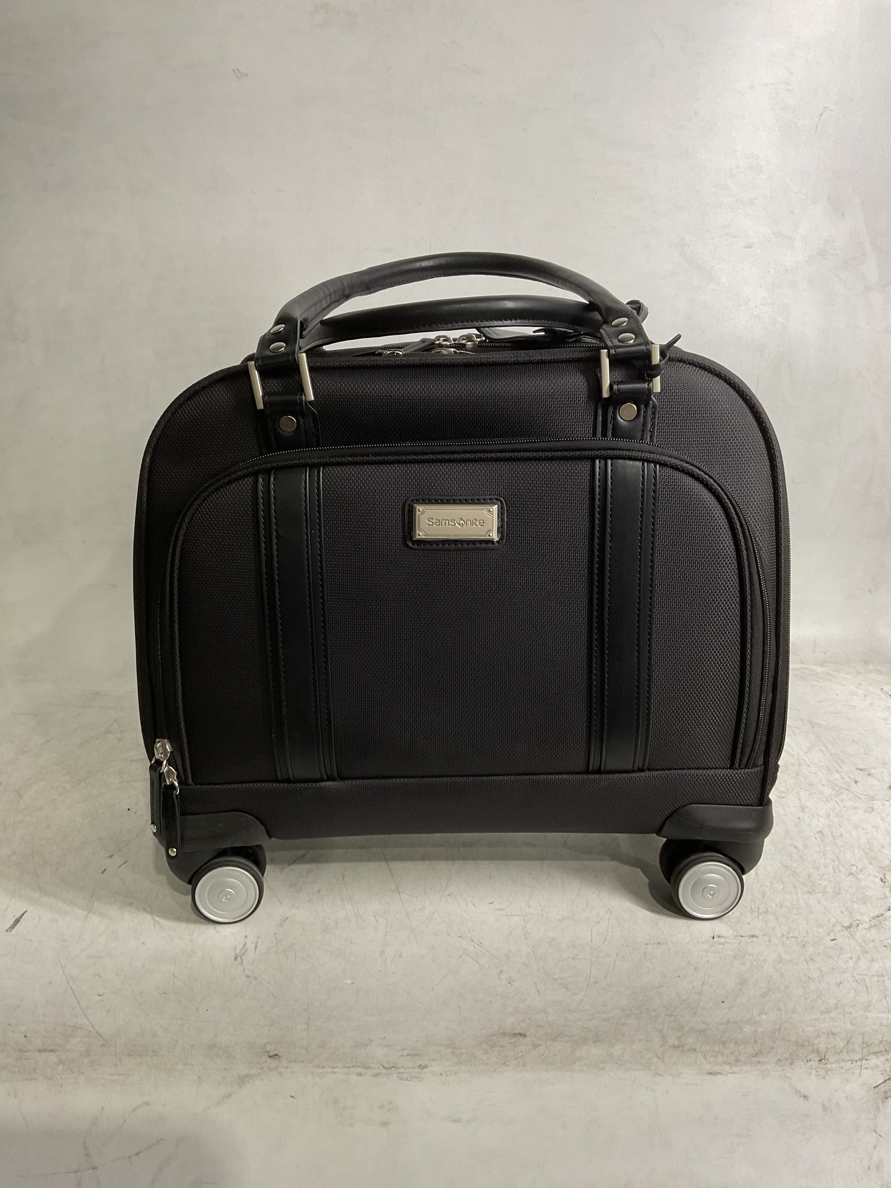 Samsonite Luggage Women's Spinner Mobile Office ( Black/Chrome , One Size ) Black/Chrome One Size U36
