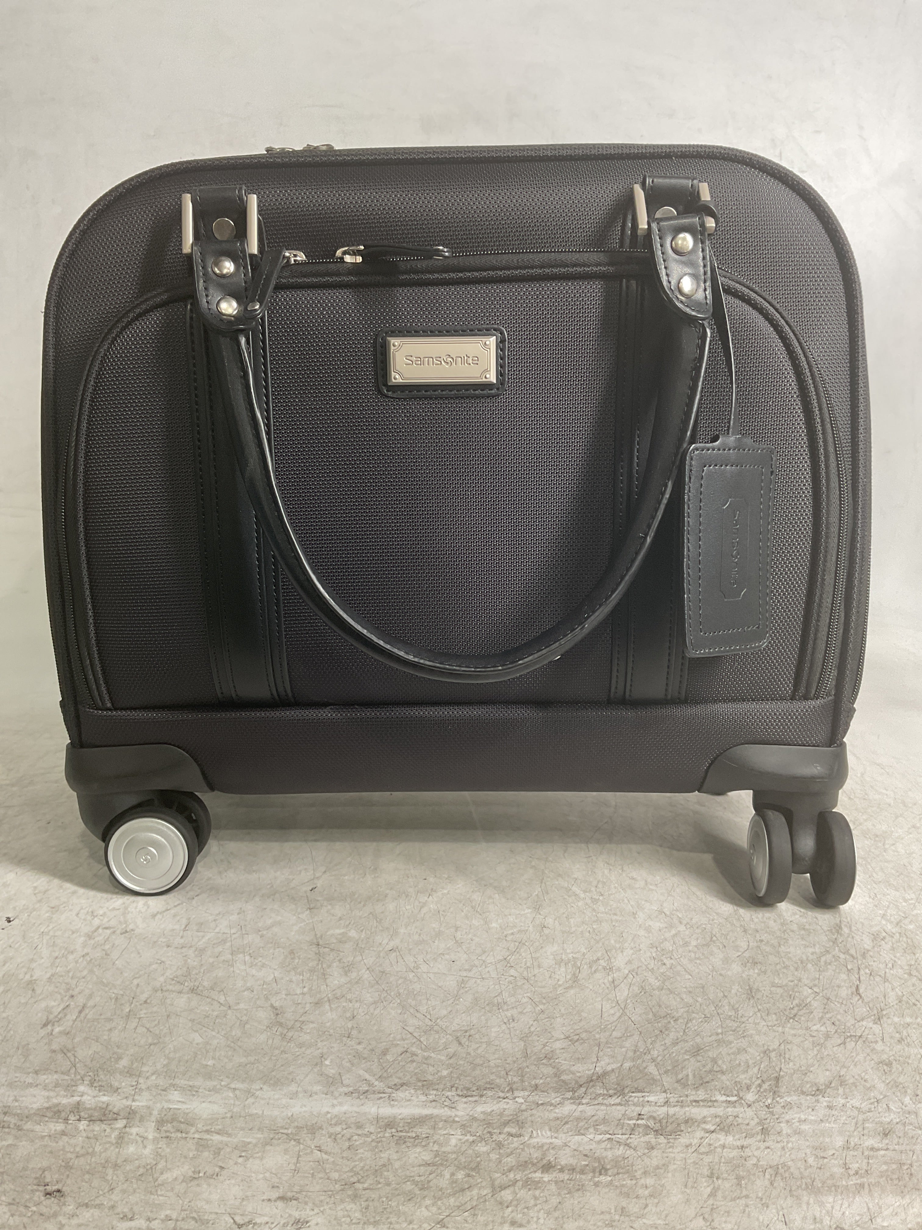 Samsonite Luggage Women's Spinner Mobile Office ( Black/Chrome , One Size ) Black/Chrome One Size U56