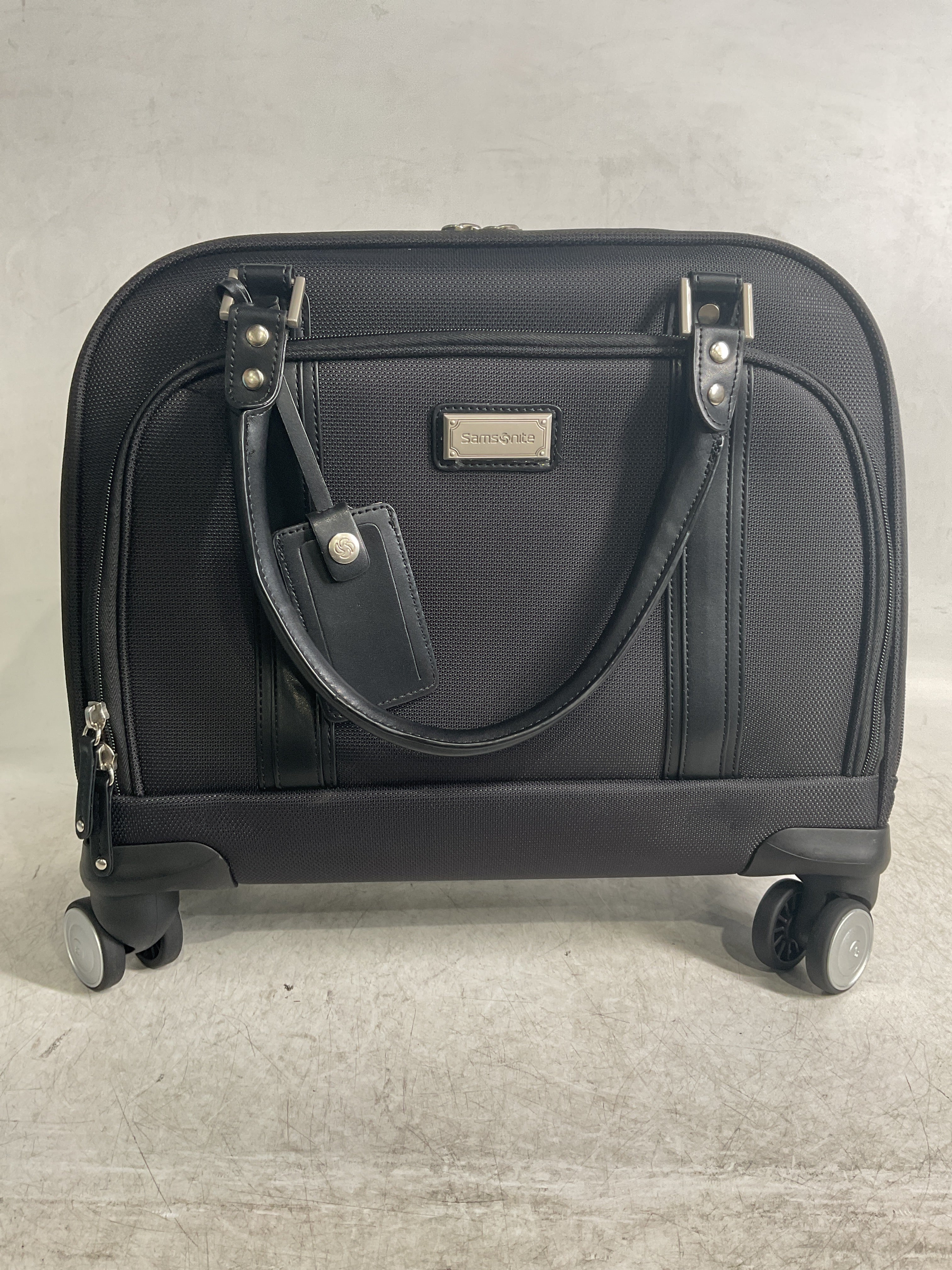 Samsonite Luggage Women's Spinner Mobile Office ( Black/Chrome , One Size ) Black/Chrome One Size U58