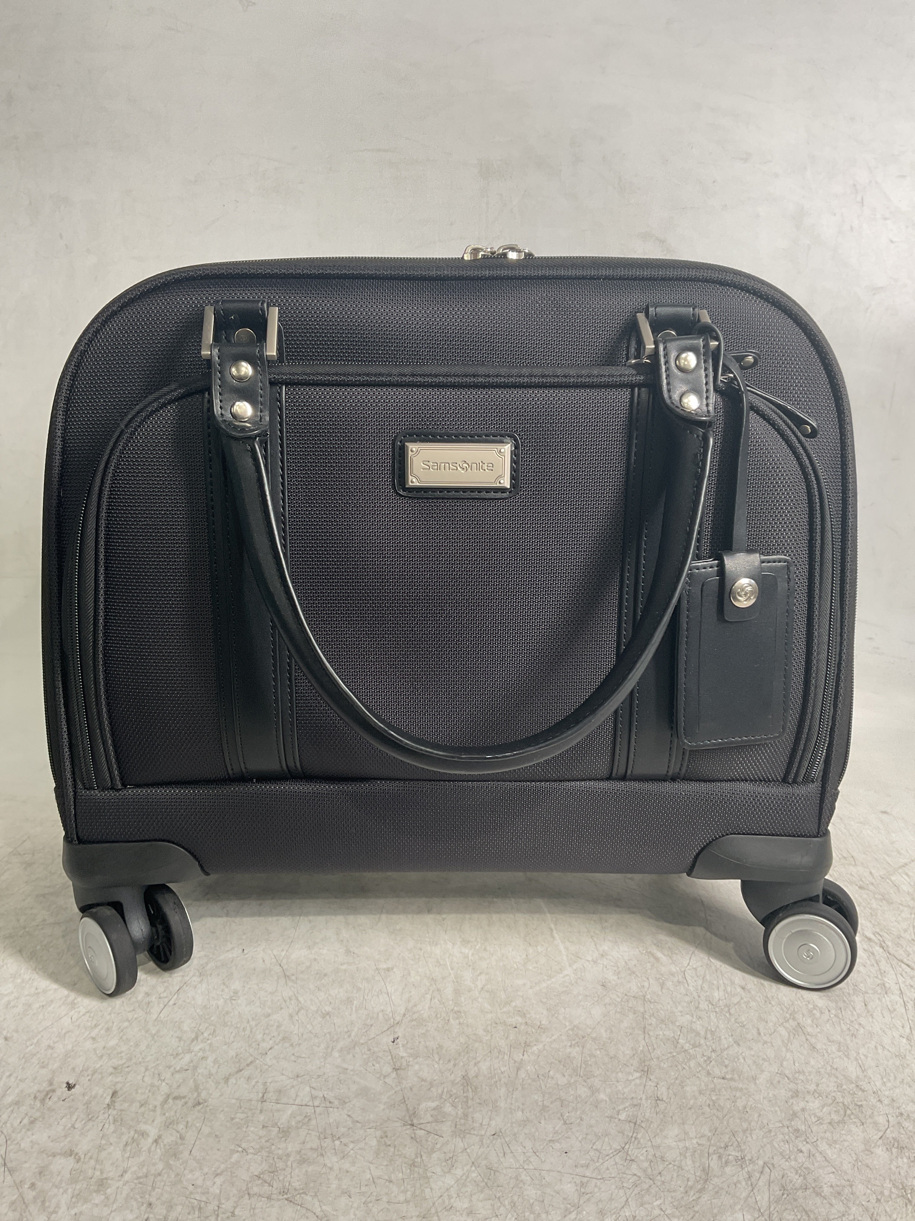 Samsonite Luggage Women's Spinner Mobile Office ( Black/Chrome , One Size ) Black/Chrome One Size U61