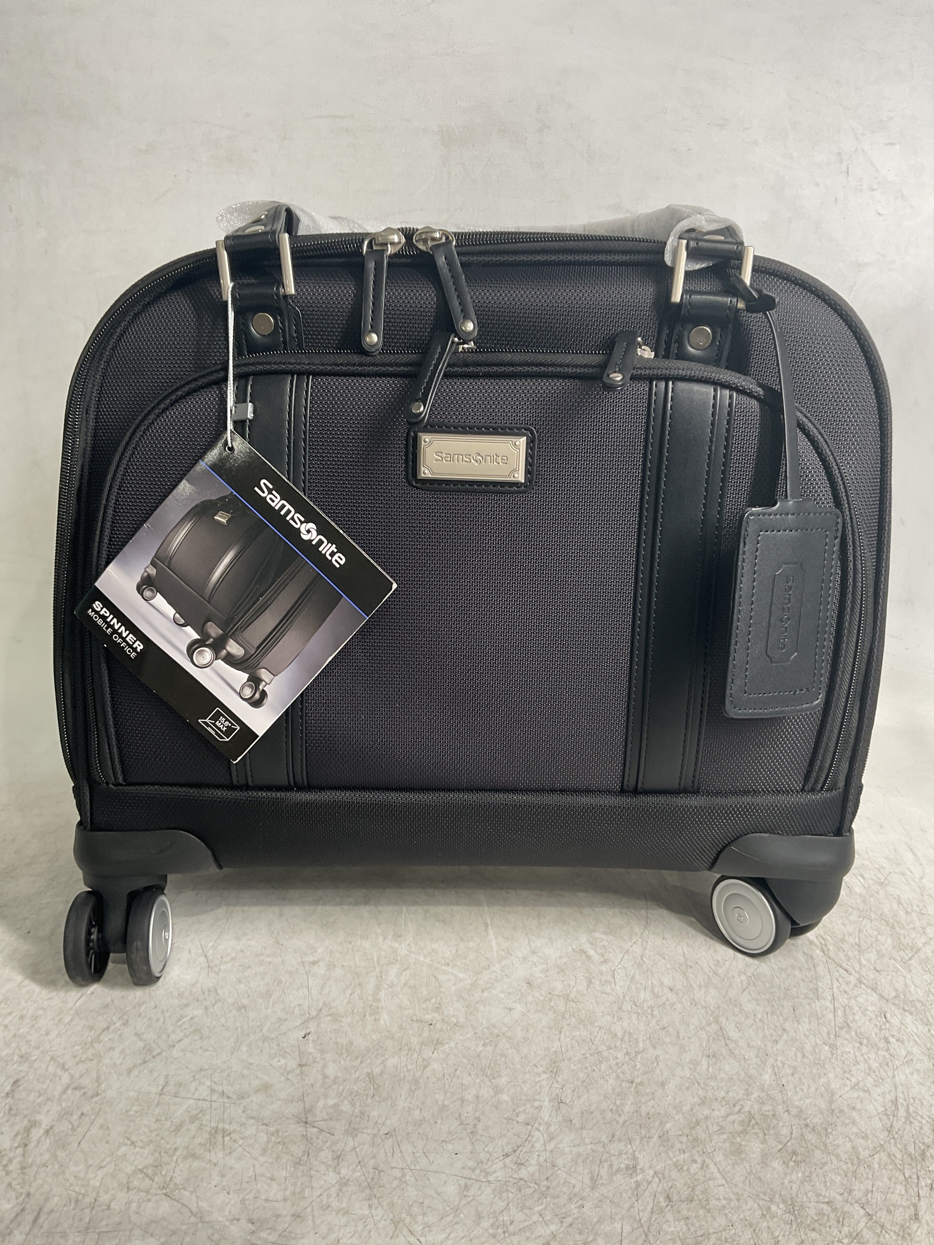 Samsonite Luggage Women's Spinner Mobile Office ( Black/Chrome , One Size ) Black/Chrome One Size U64