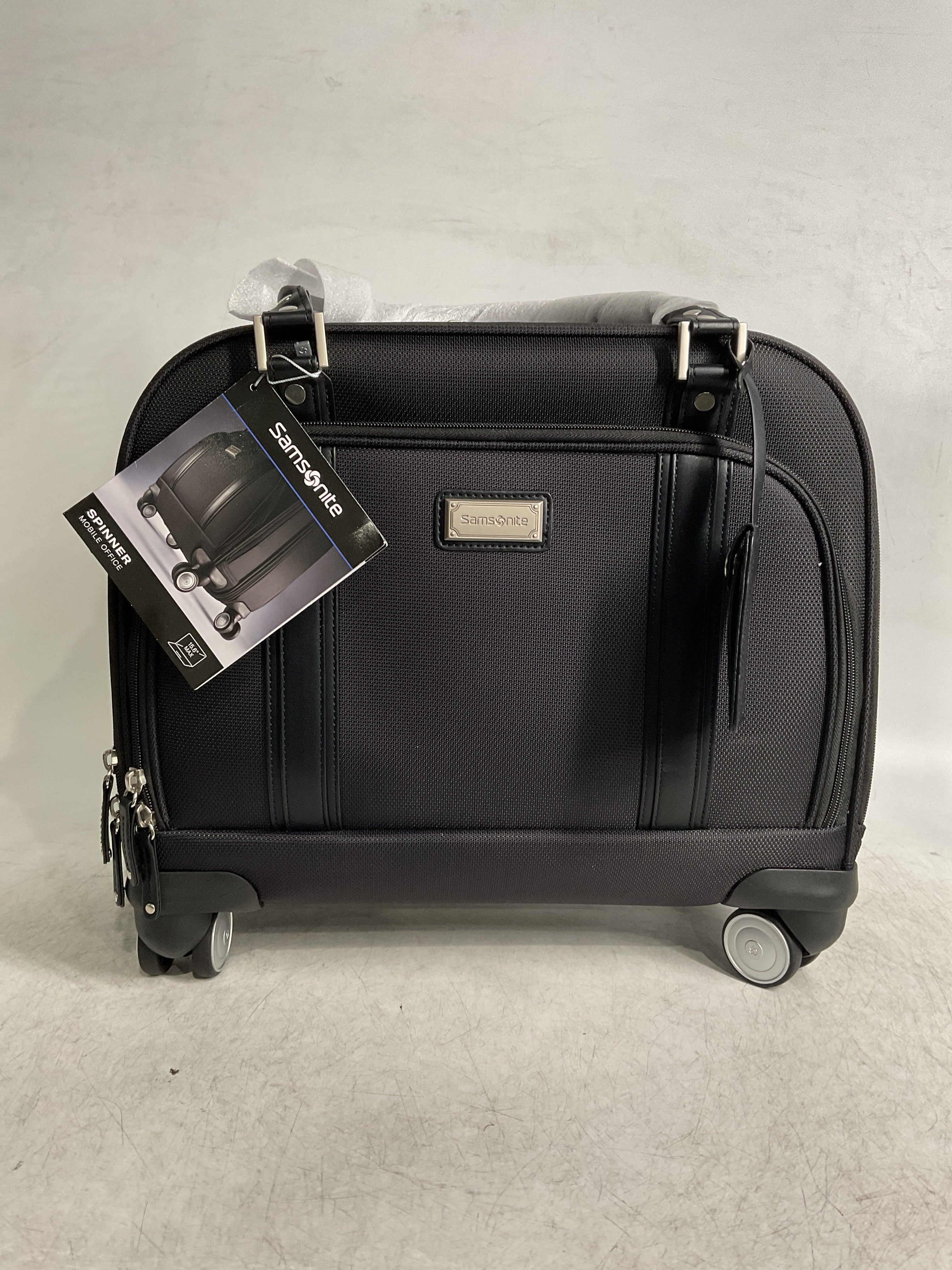 Samsonite Luggage Women's Spinner Mobile Office ( Black/Chrome , One Size ) Black/Chrome One Size U65