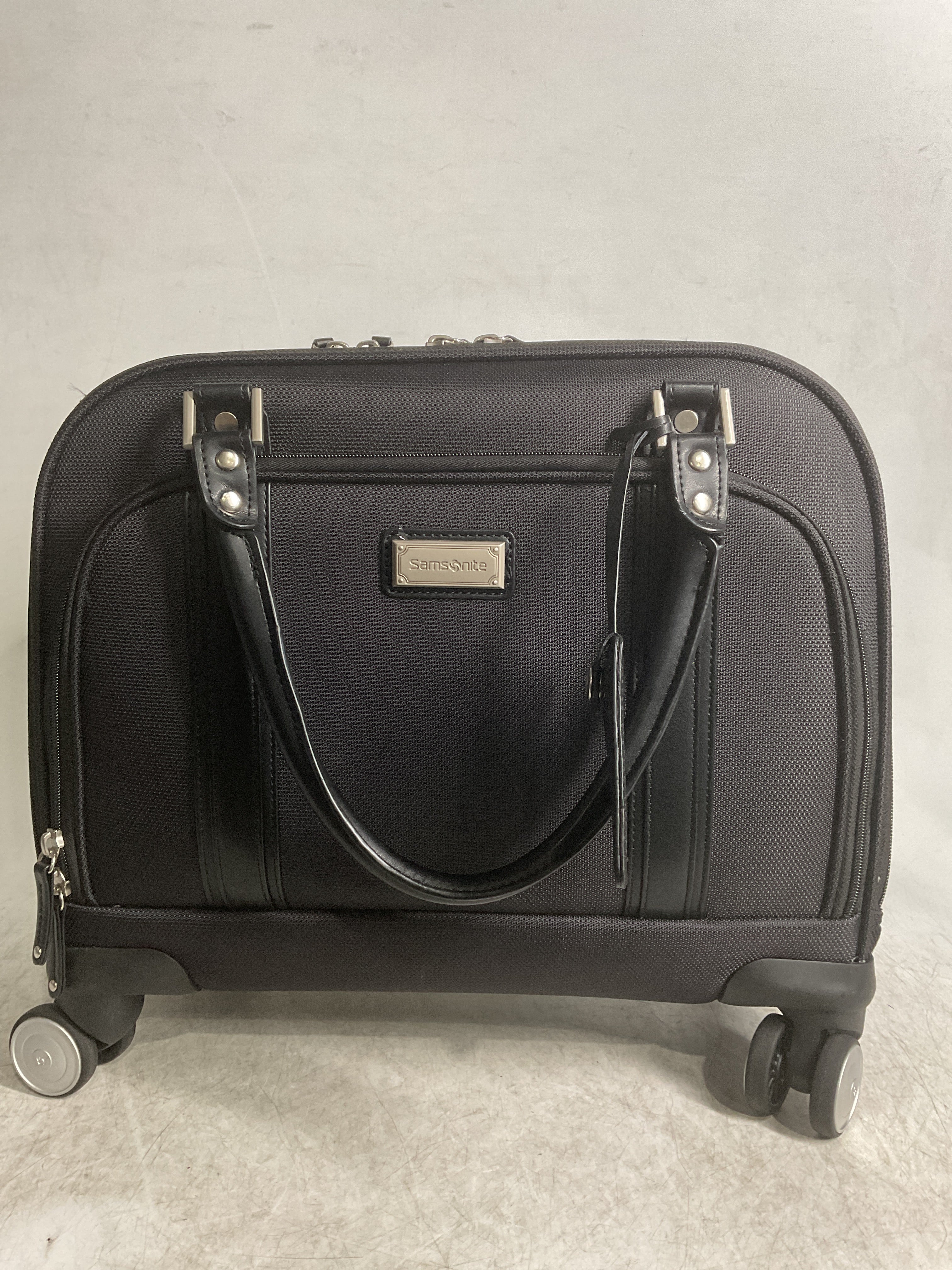 Samsonite Luggage Women's Spinner Mobile Office ( Black/Chrome , One Size ) Black/Chrome One Size U75