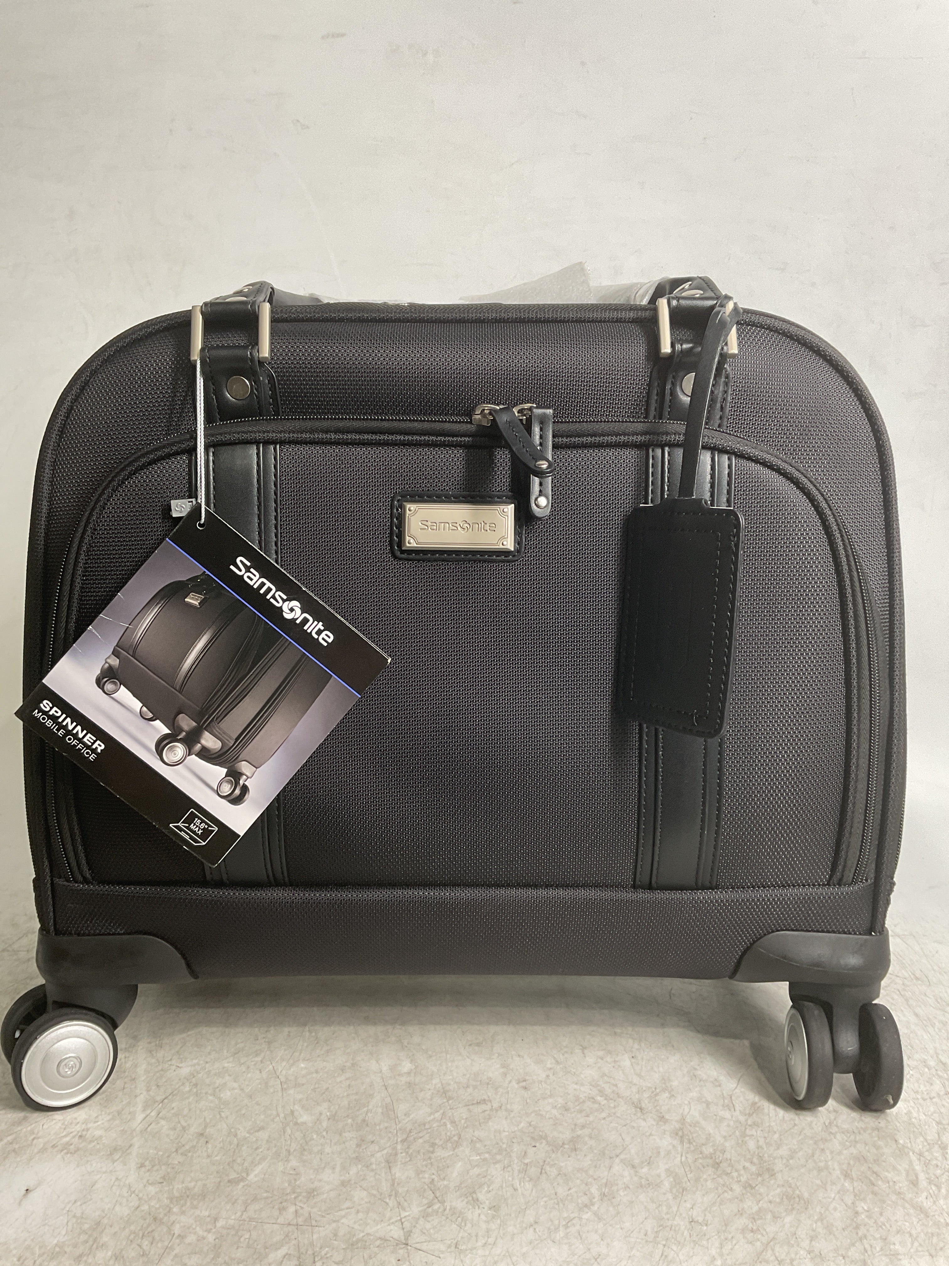 Samsonite Luggage Women's Spinner Mobile Office ( Black/Chrome , One Size ) Black/Chrome One Size U76