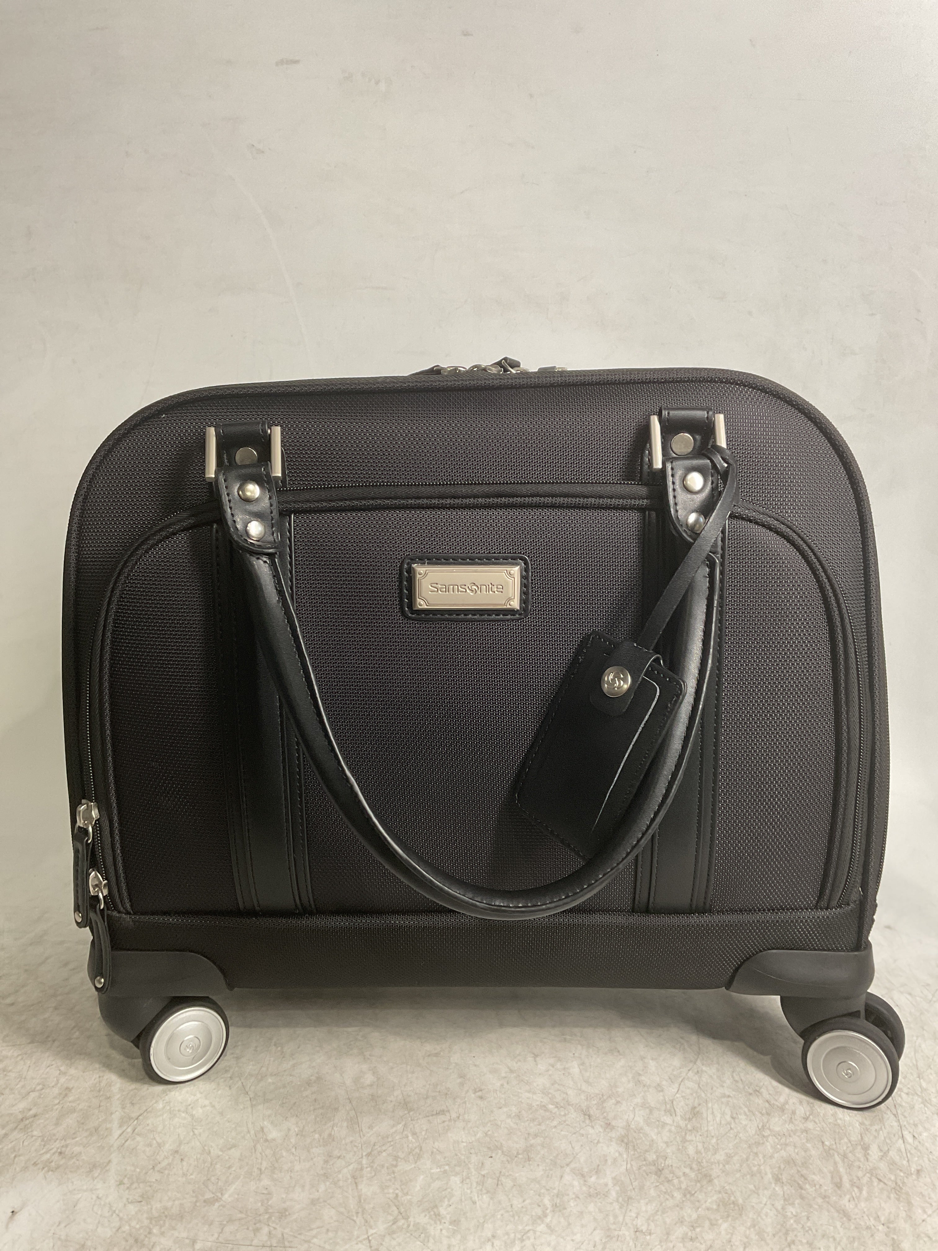 Samsonite Luggage Women's Spinner Mobile Office ( Black/Chrome , One Size ) Black/Chrome One Size U77