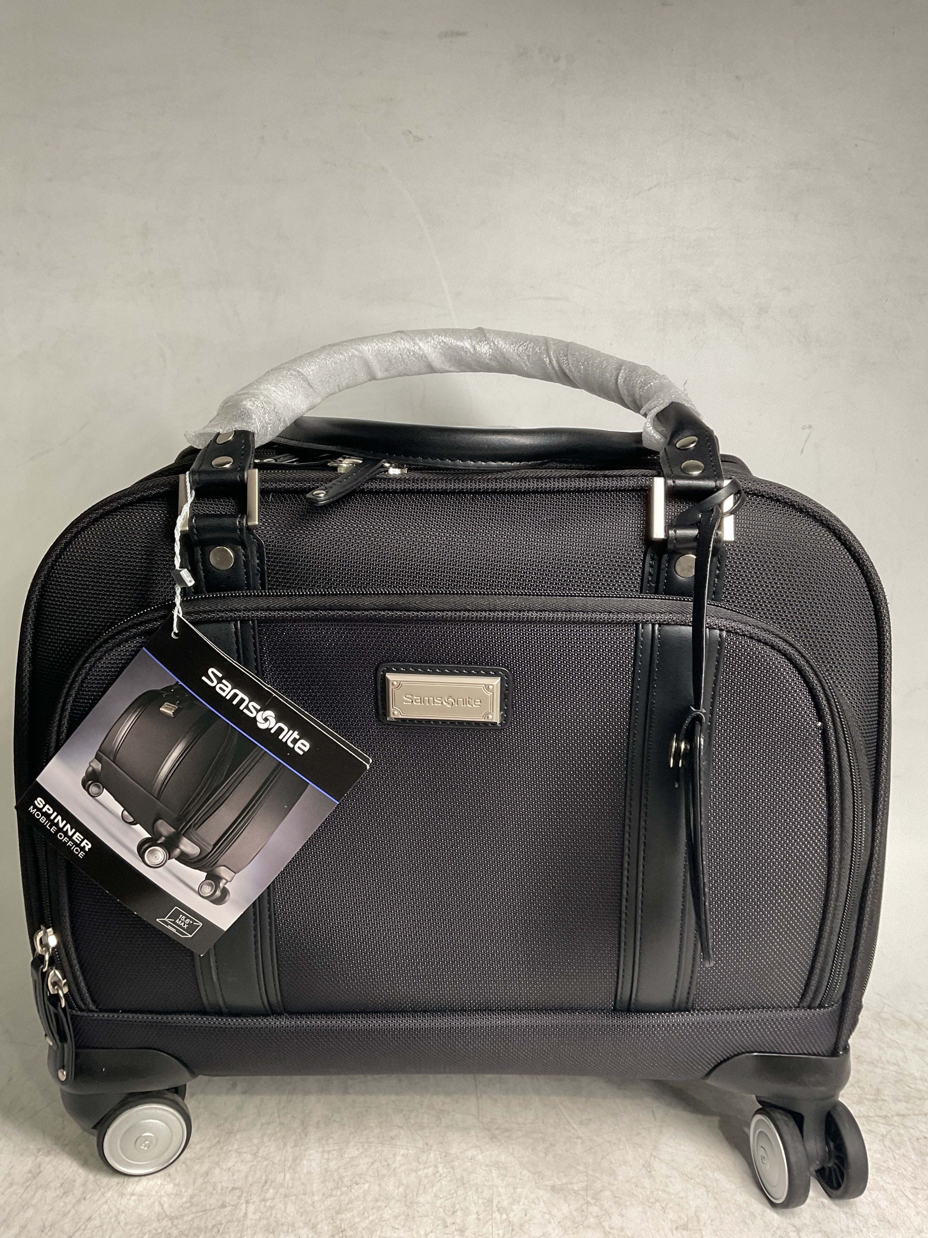 Samsonite Luggage Women's Spinner Mobile Office ( Black/Chrome , One Size ) Black/Chrome One Size U78