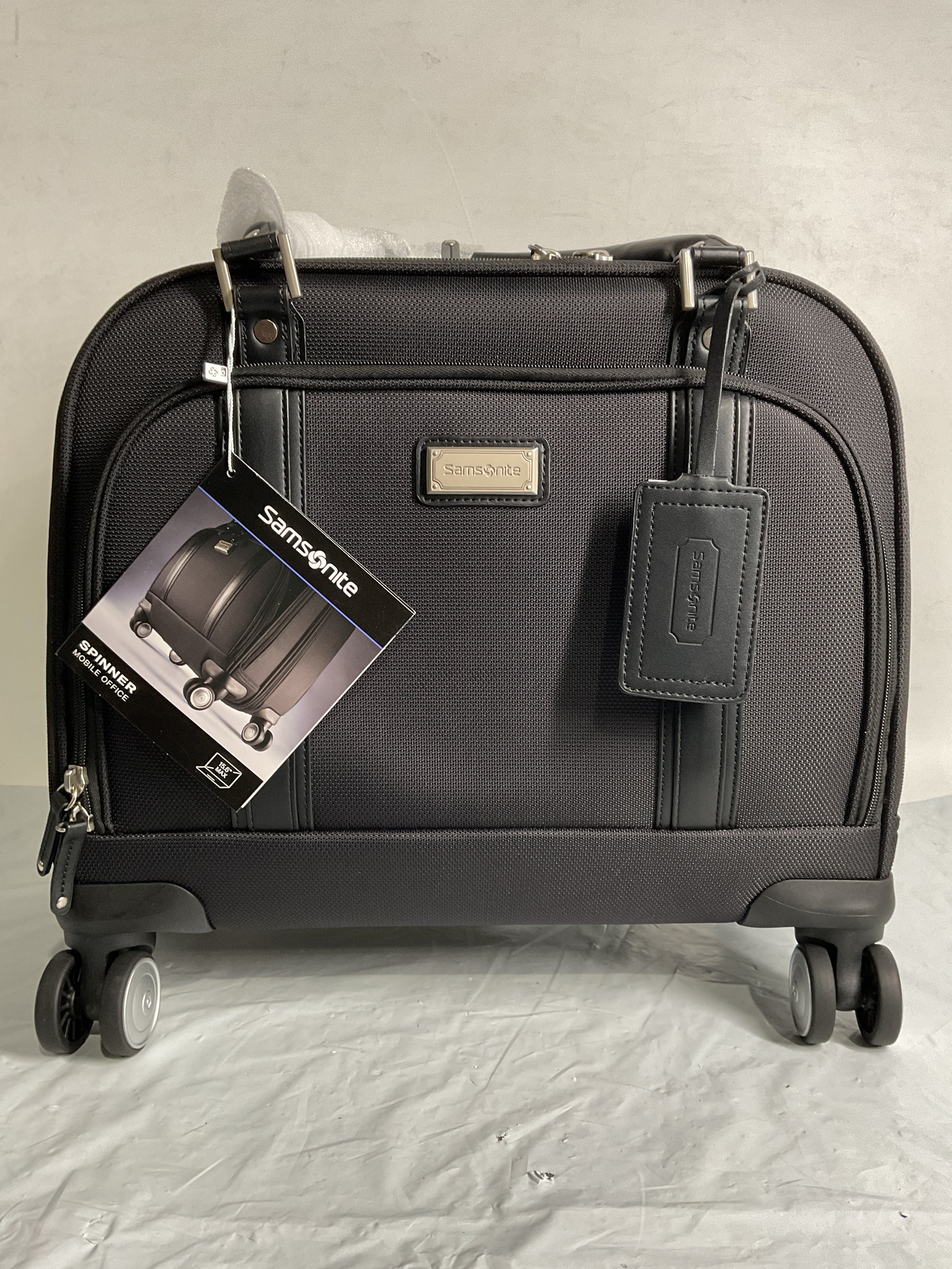 Samsonite Luggage Women's Spinner Mobile Office ( Black/Chrome , One Size ) Black/Chrome One Size U81