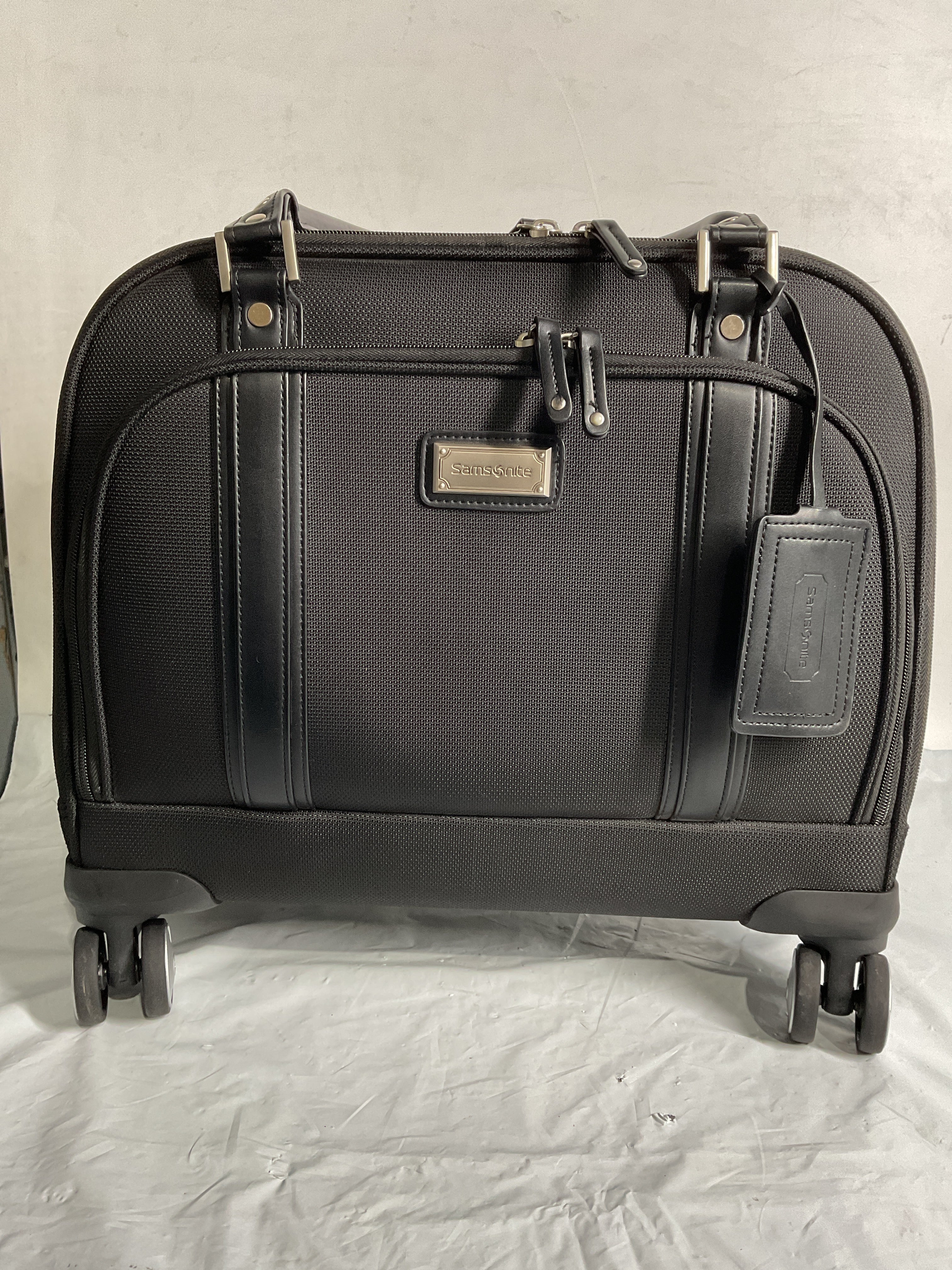 Samsonite Luggage Women's Spinner Mobile Office ( Black/Chrome , One Size ) Black/Chrome One Size U82