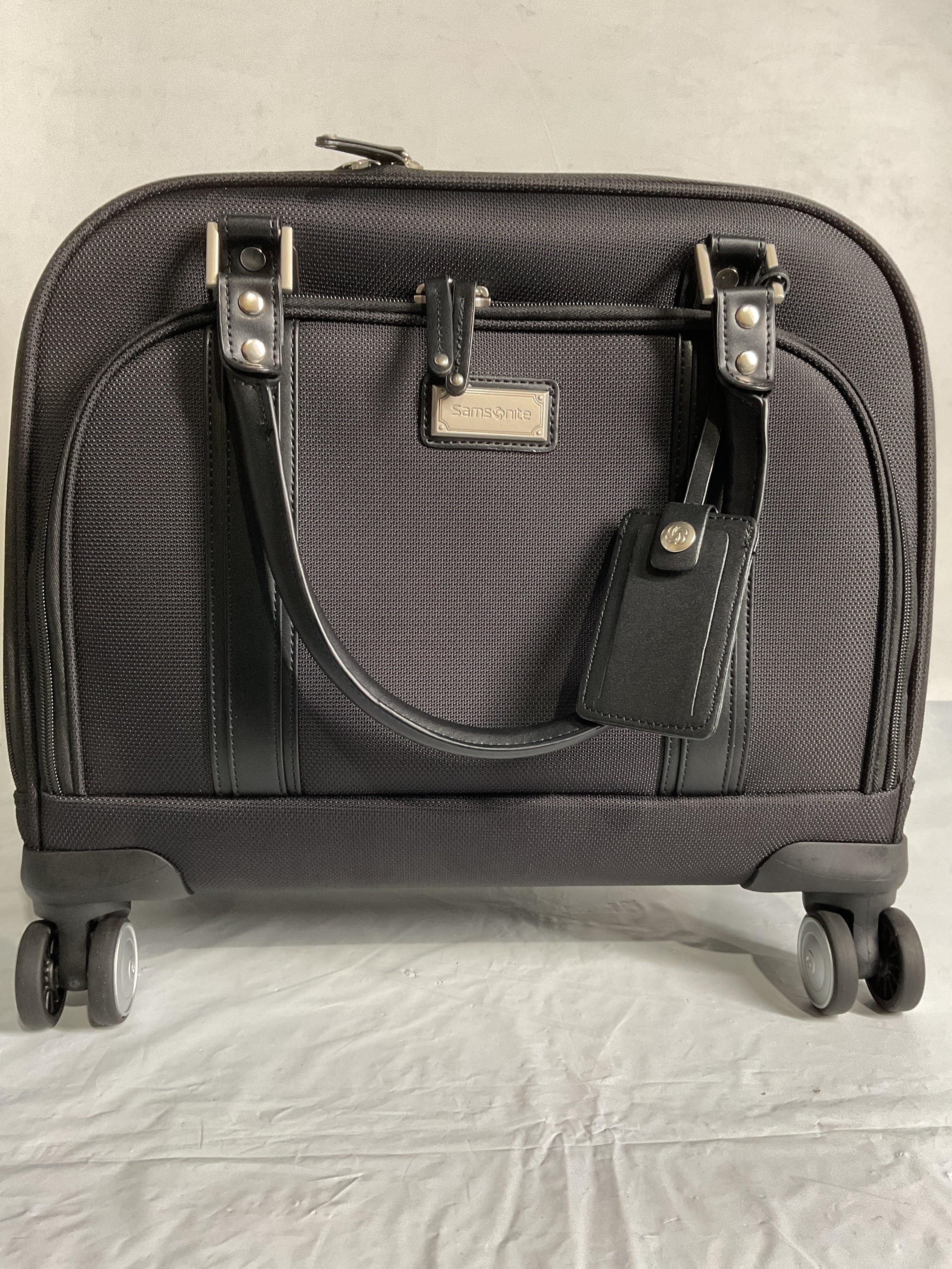 Samsonite Luggage Women's Spinner Mobile Office ( Black/Chrome , One Size ) Black/Chrome One Size U86