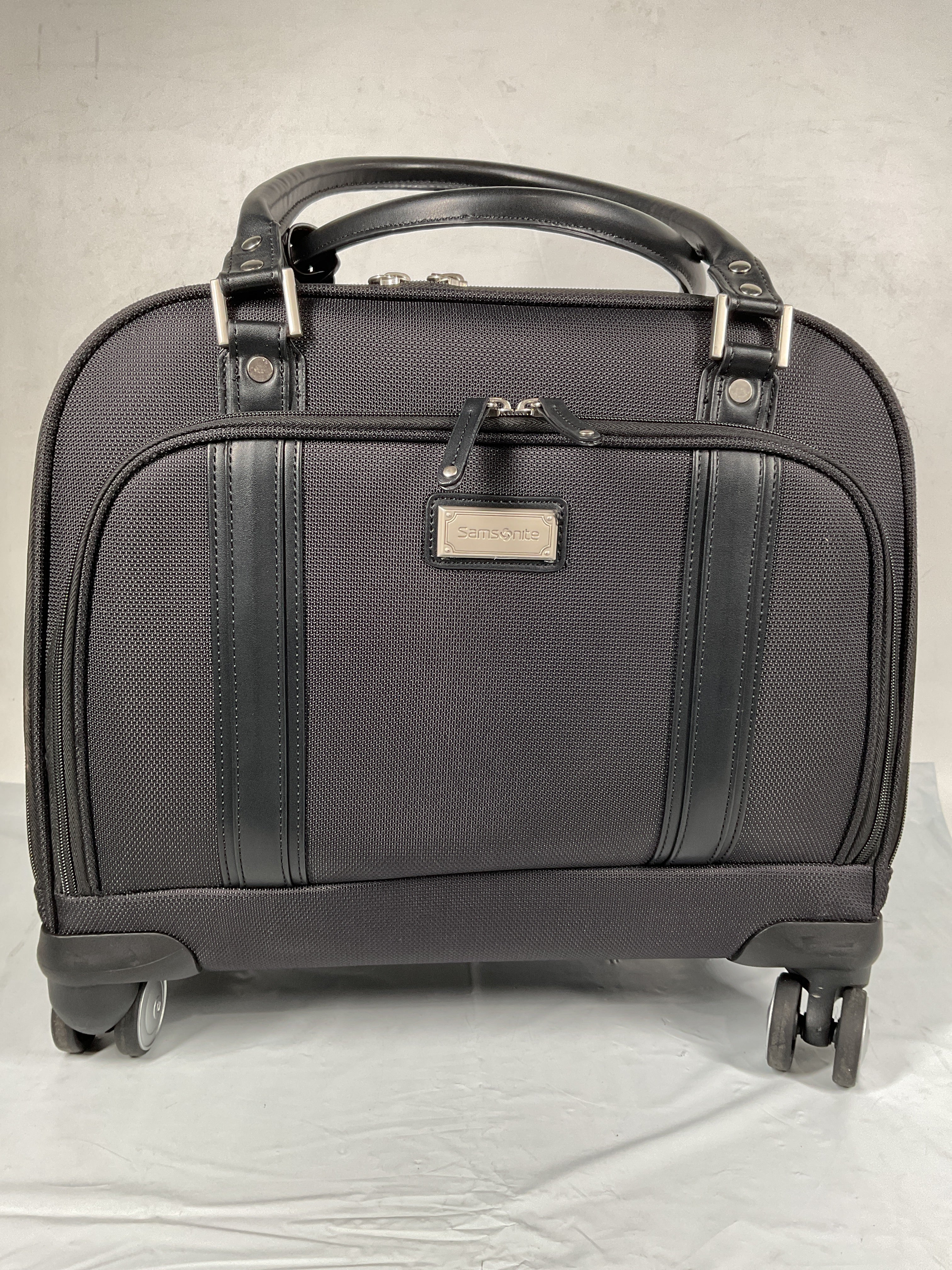 Samsonite Luggage Women's Spinner Mobile Office ( Black/Chrome , One Size ) Black/Chrome One Size U89