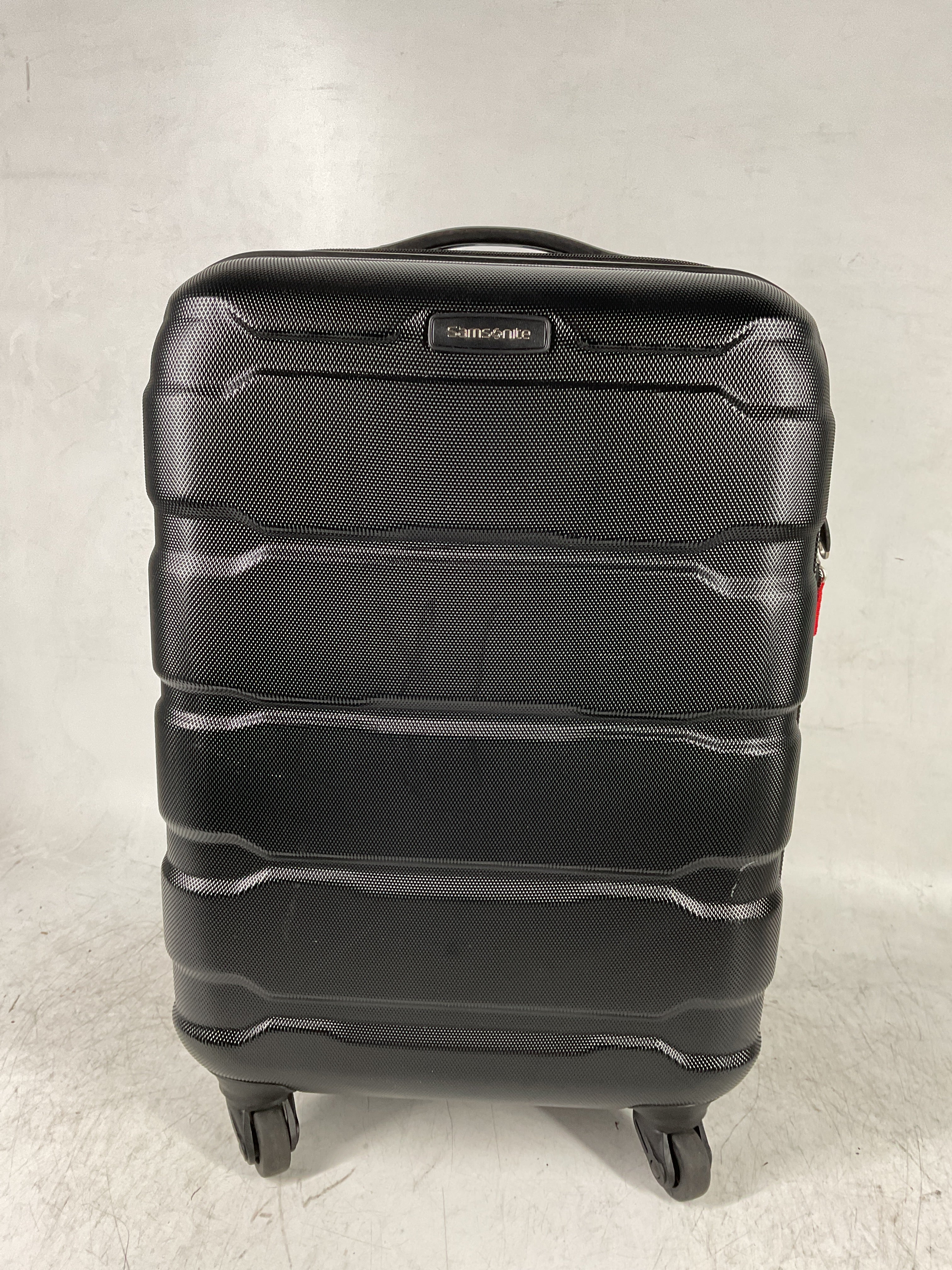 Samsonite Omni Pc Hardside Expandable Luggage with Spinner Wheels ( Black , Carry-On 20-Inch ) Black Carry On 20 Inch U35