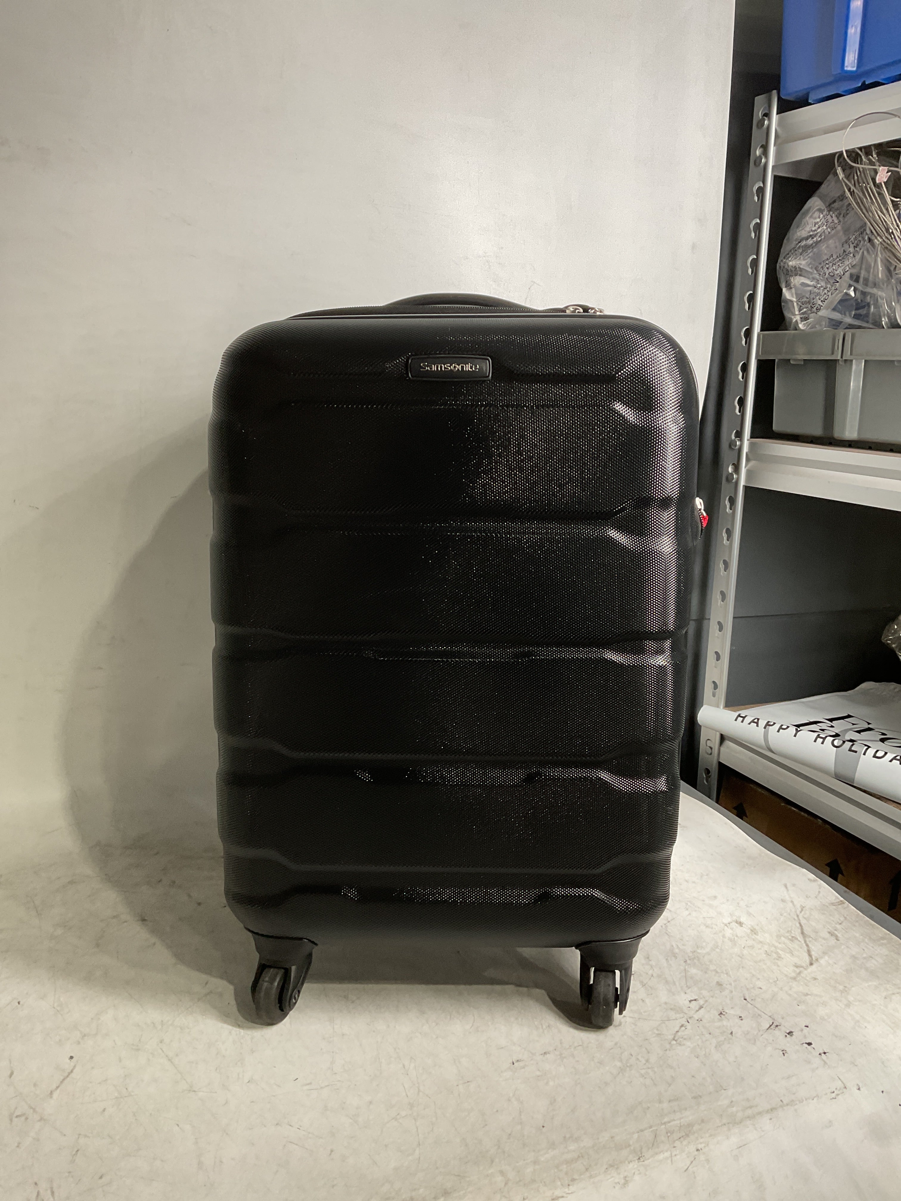 Samsonite Omni Pc Hardside Expandable Luggage with Spinner Wheels ( Black , Carry-On 20-Inch ) Black Carry On 20 Inch U44