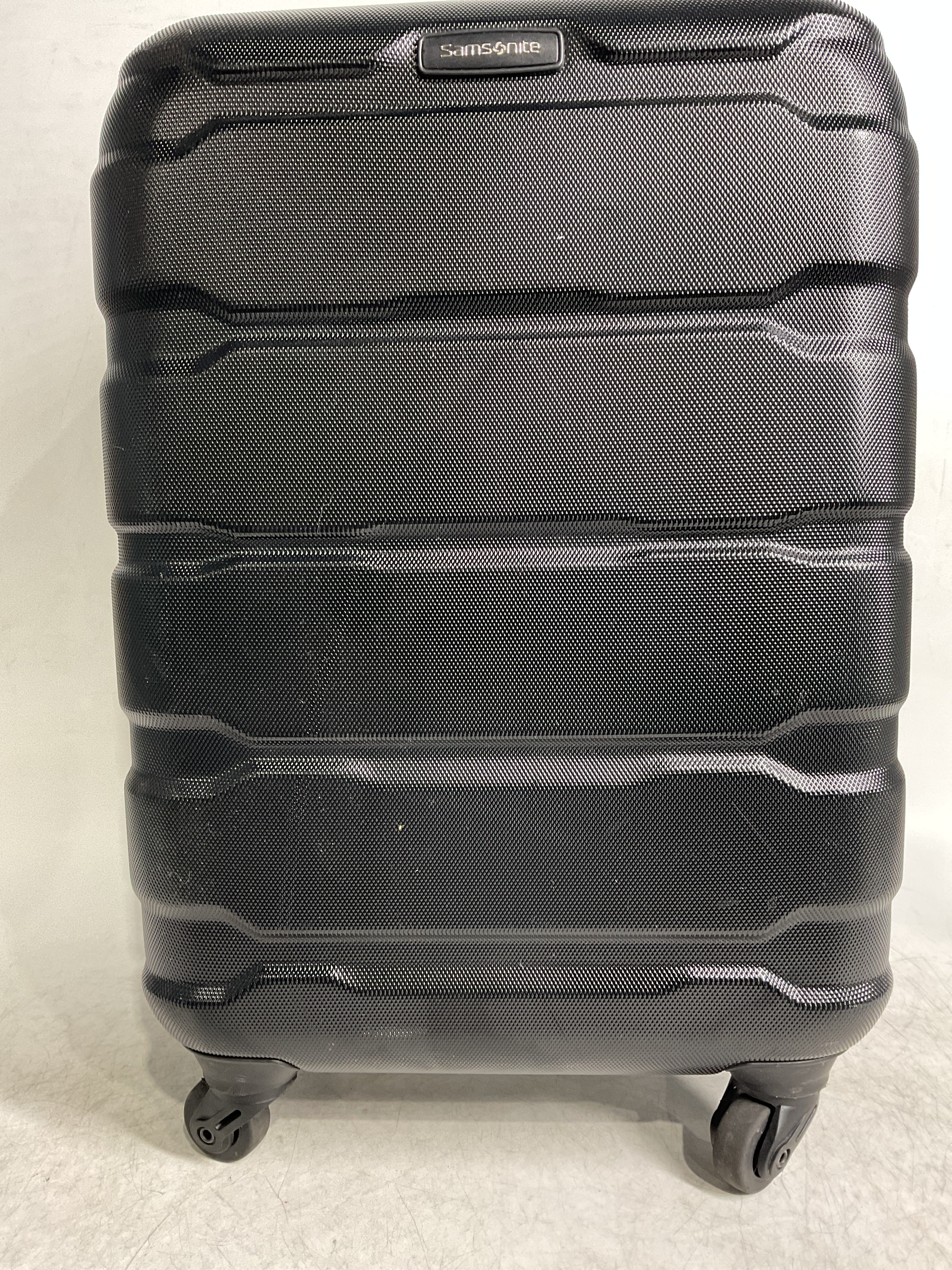Samsonite Omni Pc Hardside Expandable Luggage with Spinner Wheels ( Black , Carry-On 20-Inch ) Black Carry On 20 Inch U48