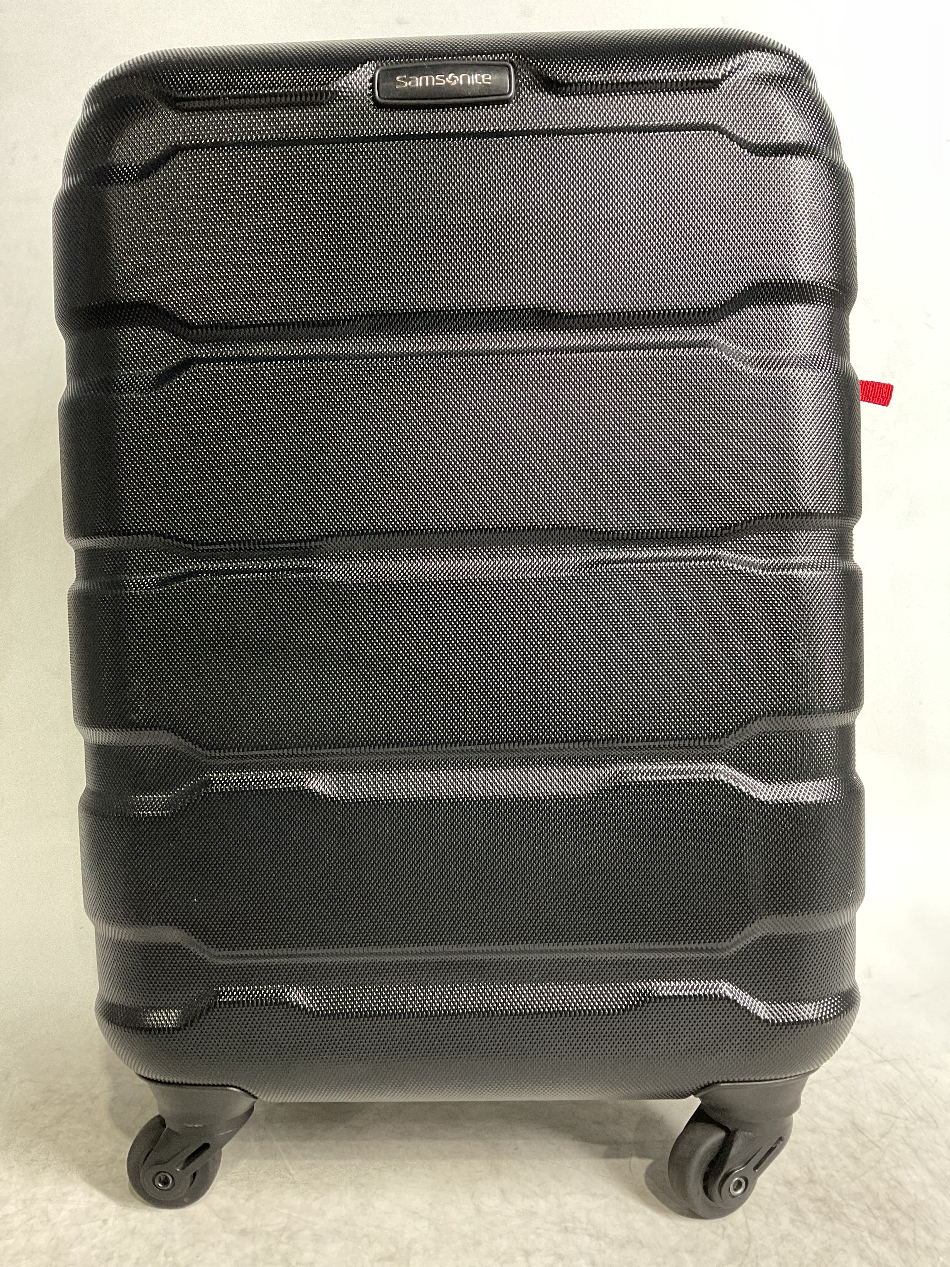 Samsonite Omni Pc Hardside Expandable Luggage with Spinner Wheels ( Black , Carry-On 20-Inch ) Black Carry On 20 Inch U51
