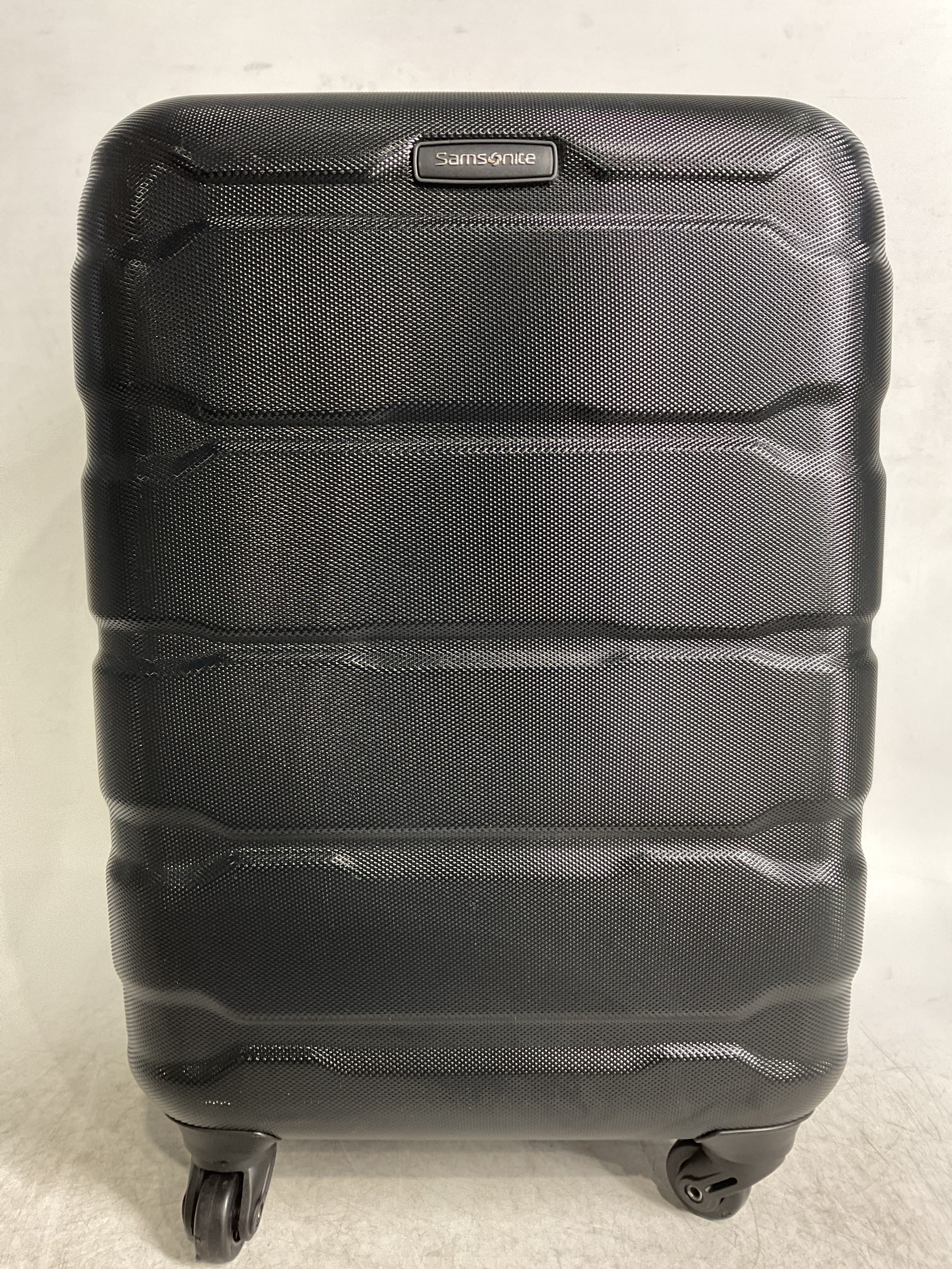 Samsonite Omni Pc Hardside Expandable Luggage with Spinner Wheels ( Black , Carry-On 20-Inch ) Black Carry On 20 Inch U52