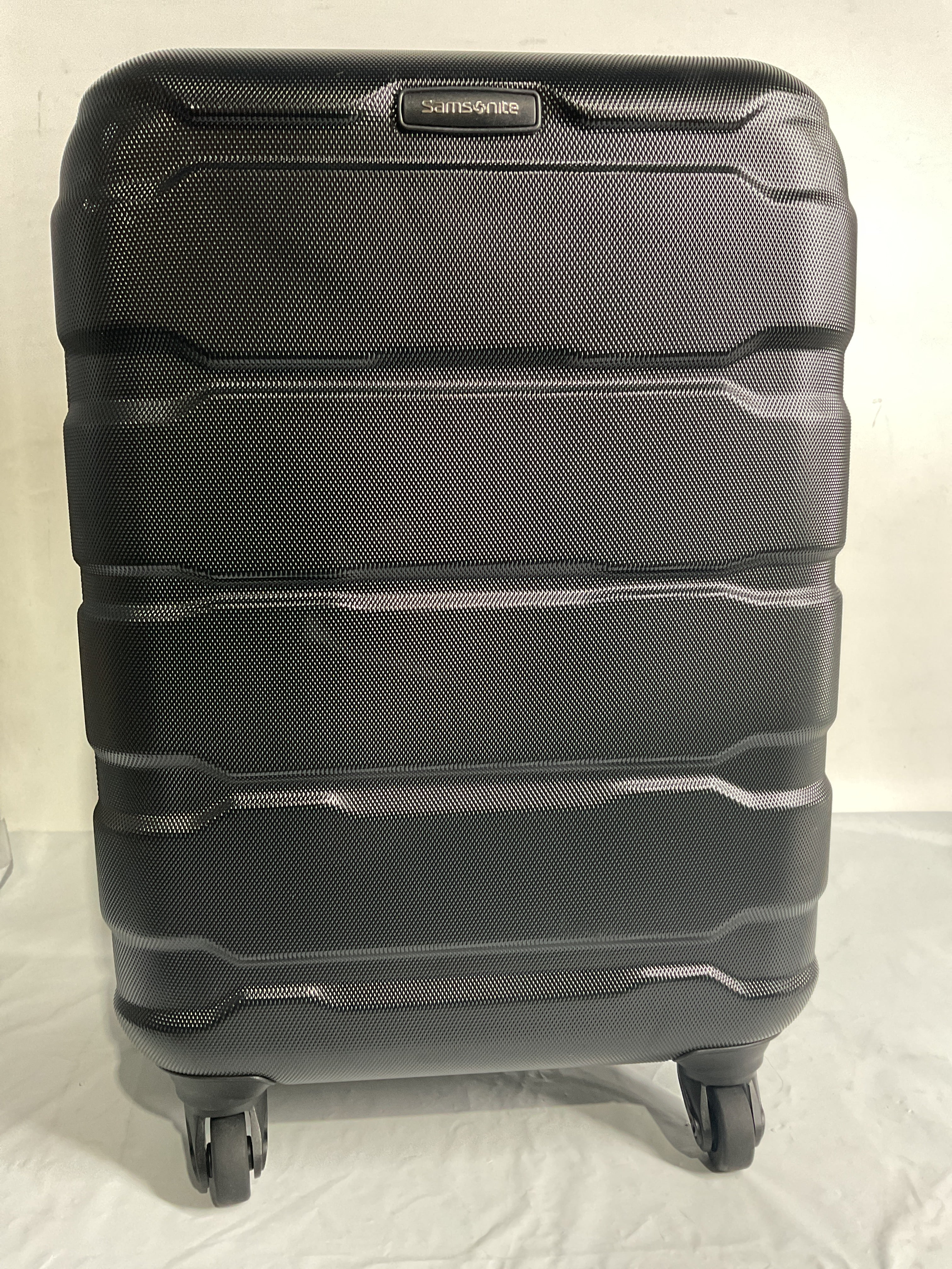 Samsonite Omni Pc Hardside Expandable Luggage with Spinner Wheels ( Black , Carry-On 20-Inch ) Black Carry On 20 Inch U53