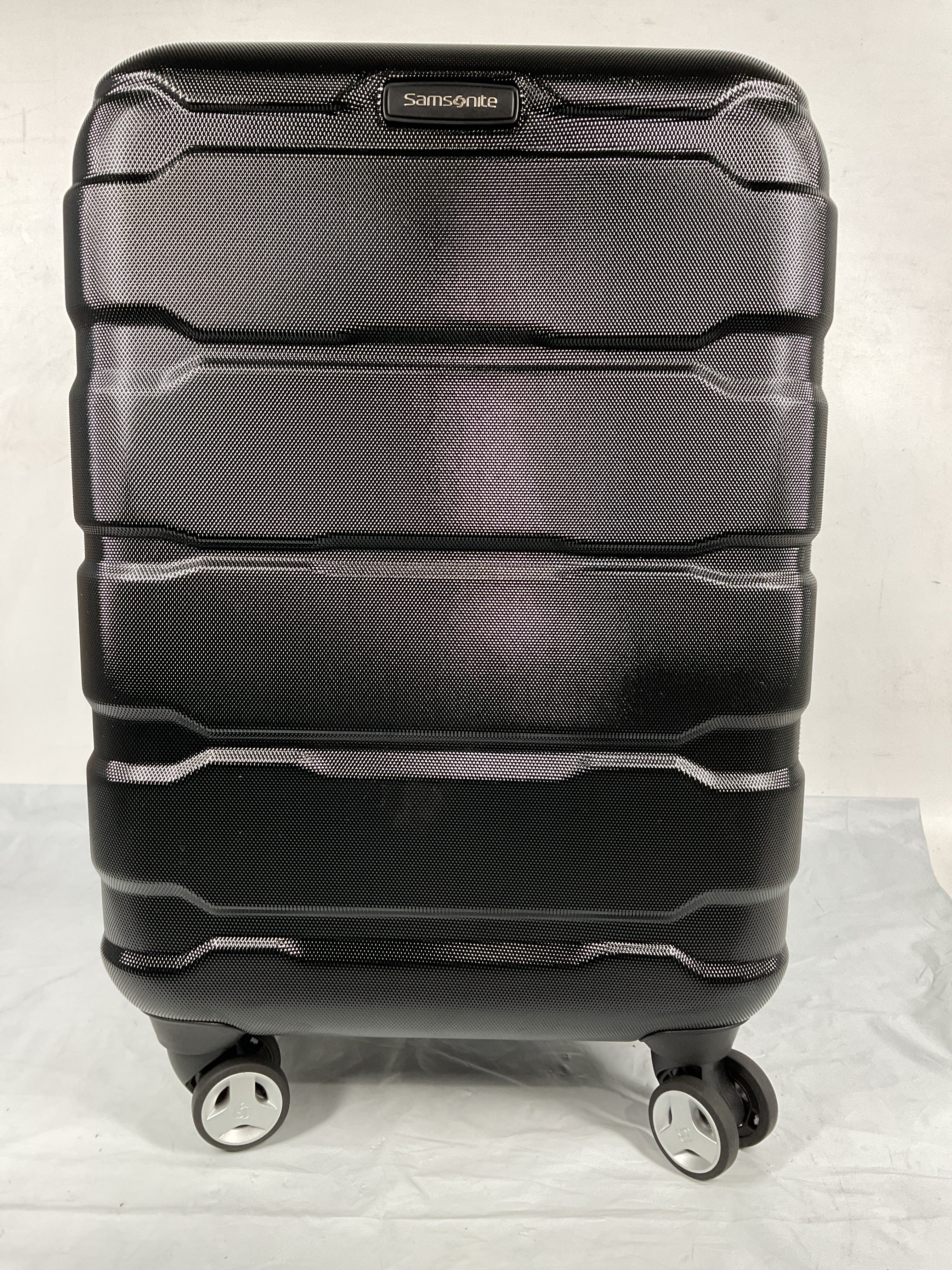 Samsonite Omni Carry-On 20-Inch PC Hardside Expandable Luggage with Spinner Wheels ( Black , Carry-On 20-Inch ) Black Carry On 20 Inch U59
