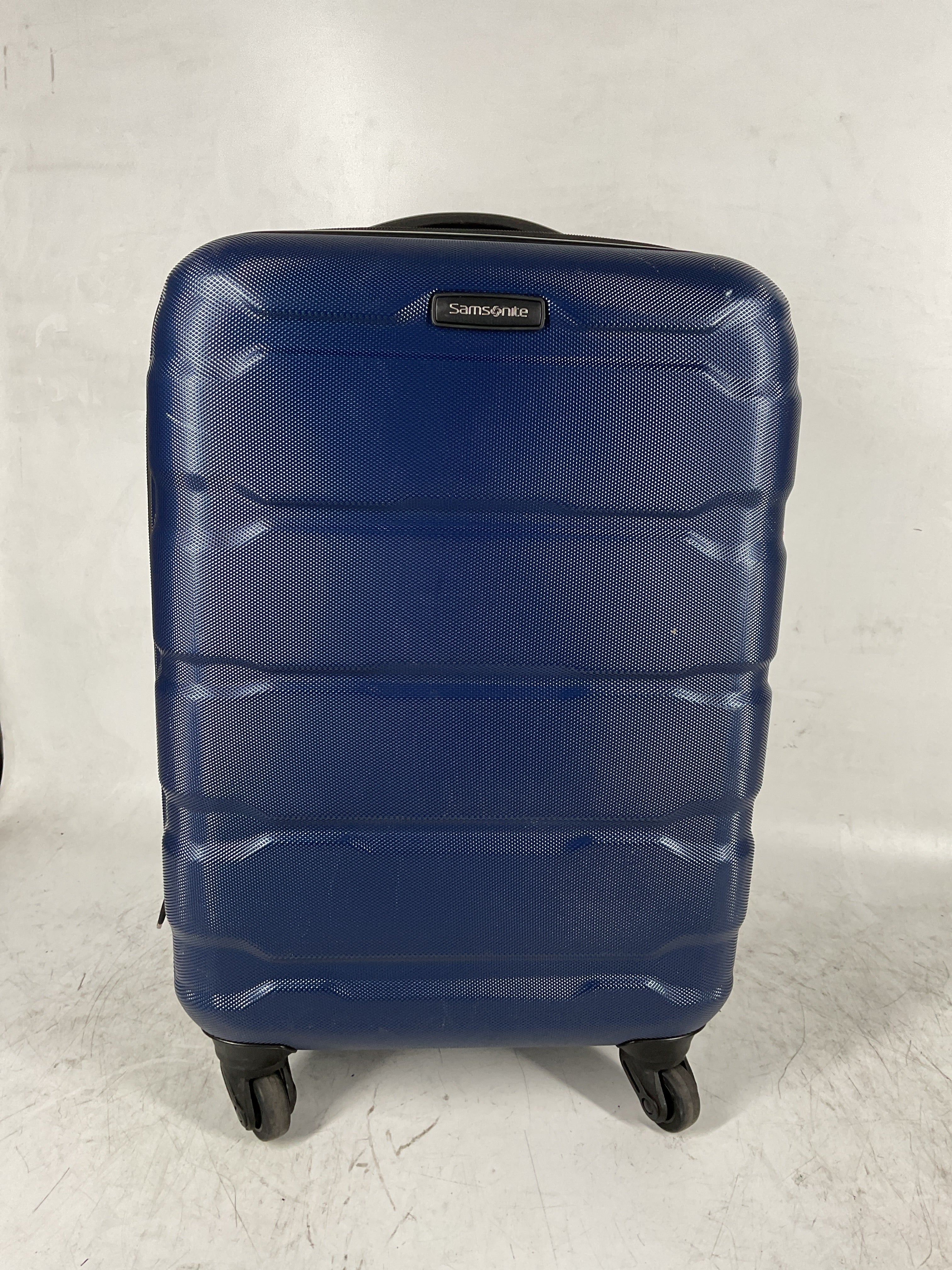 Samsonite Omni Pc Hardside Expandable Luggage with Spinner Wheels ( Navy , Carry-On 20-Inch ) Navy Carry On 20 Inch U44