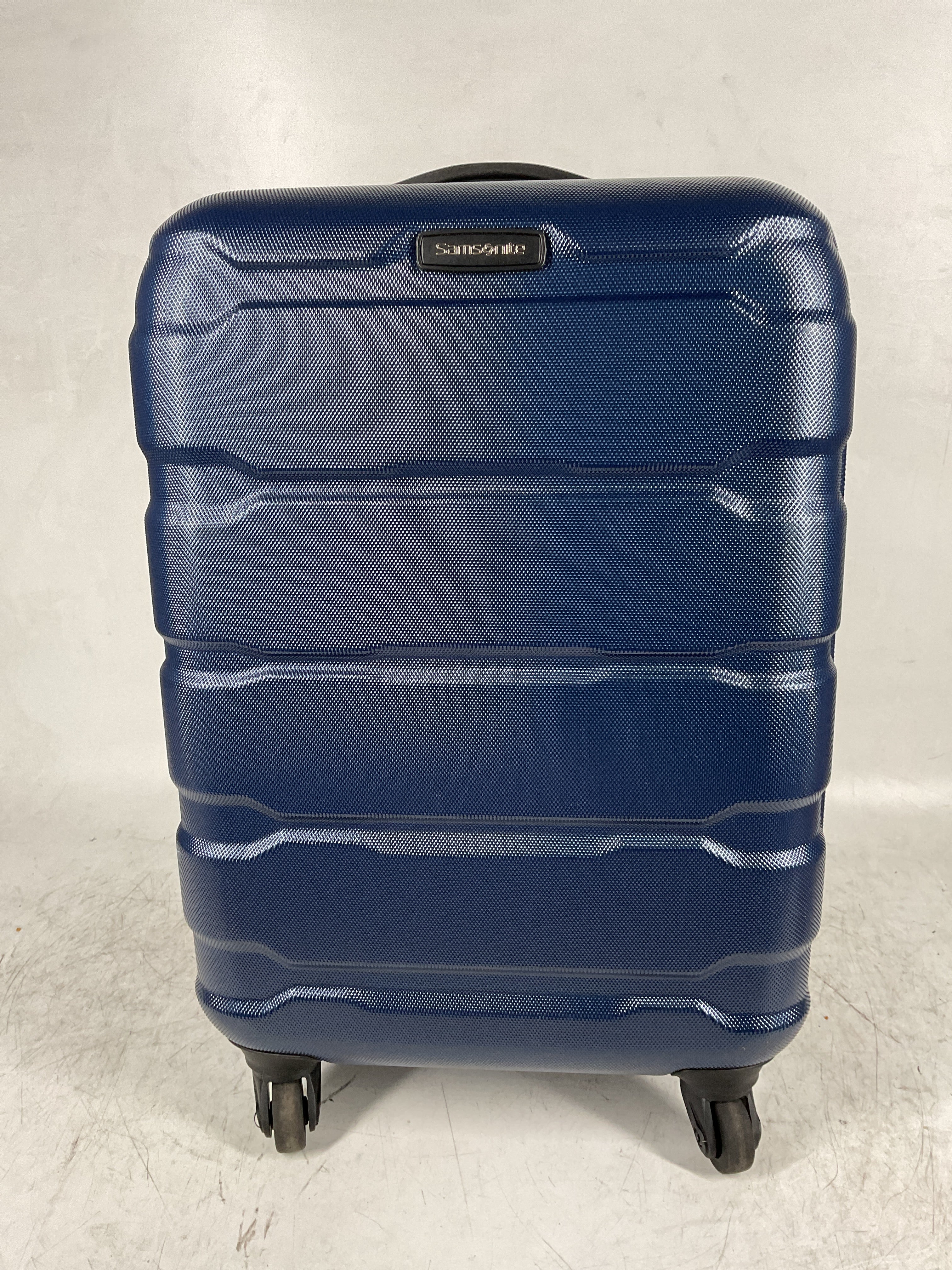 Samsonite Omni Pc Hardside Expandable Luggage with Spinner Wheels ( Navy , Carry-On 20-Inch ) Navy Carry On 20 Inch U45
