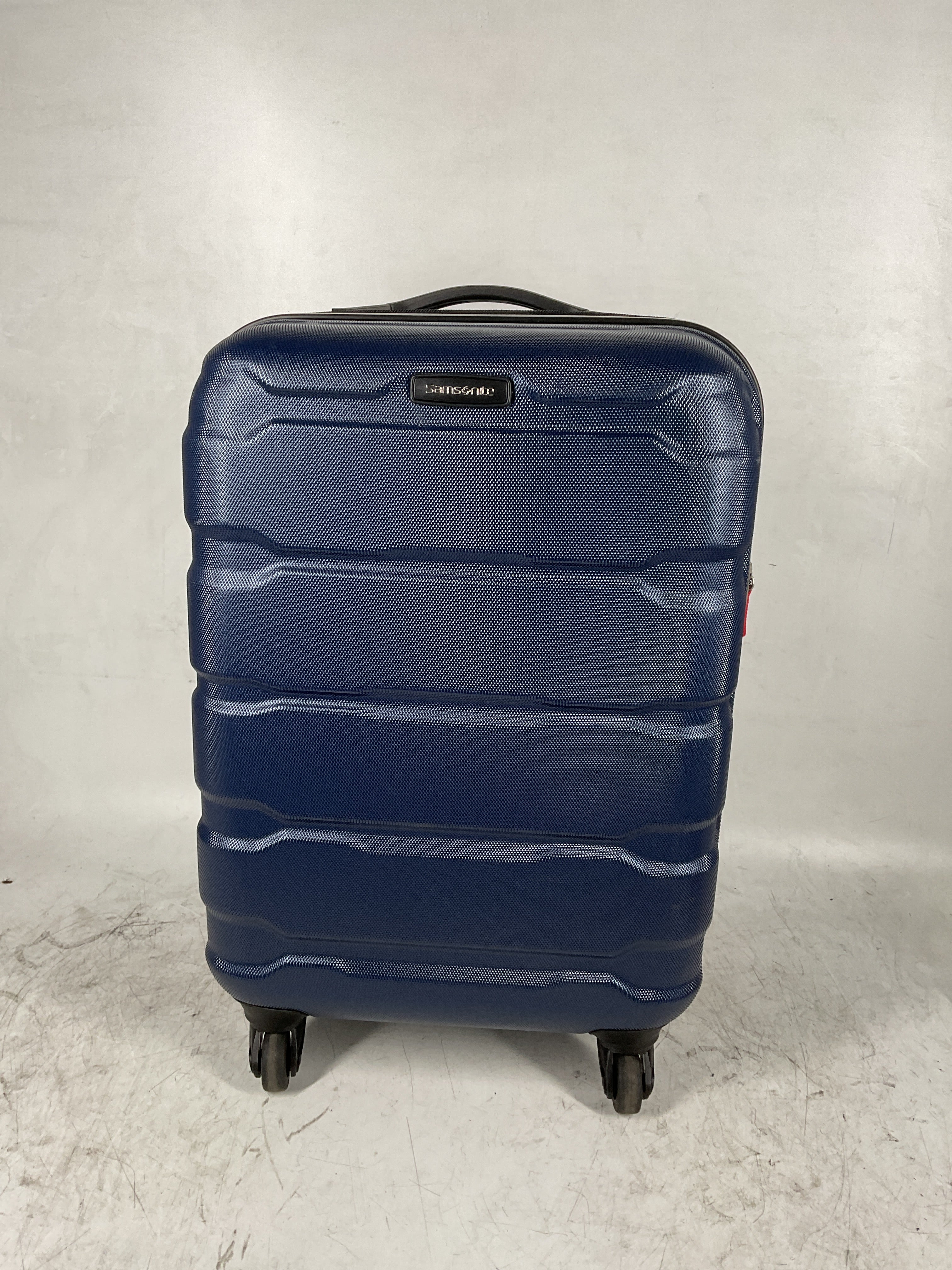 Samsonite Omni Pc Hardside Expandable Luggage with Spinner Wheels ( Navy , Carry-On 20-Inch ) Navy Carry On 20 Inch U46
