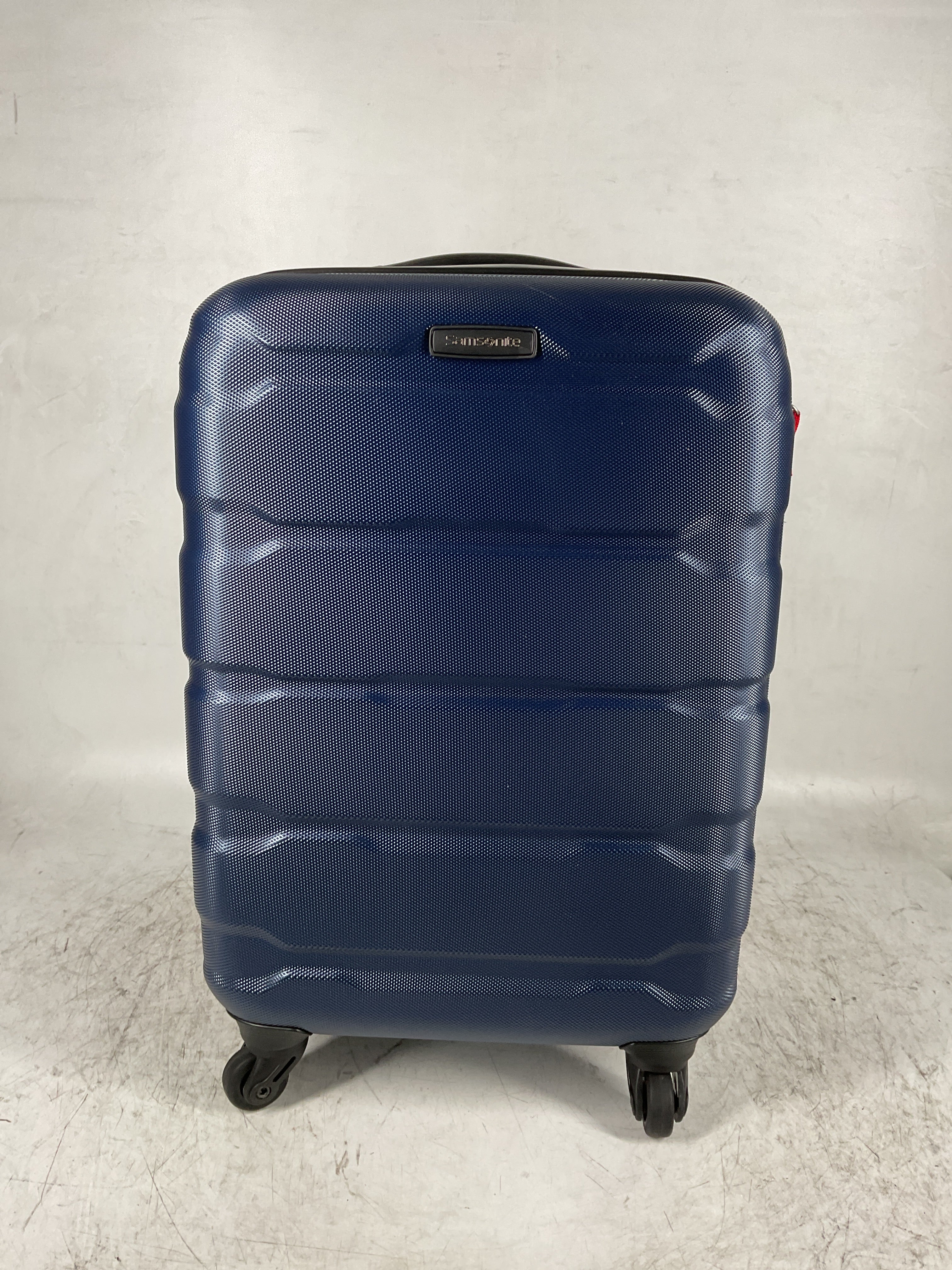 Samsonite Omni Pc Hardside Expandable Luggage with Spinner Wheels ( Navy , Carry-On 20-Inch ) Navy Carry On 20 Inch U50