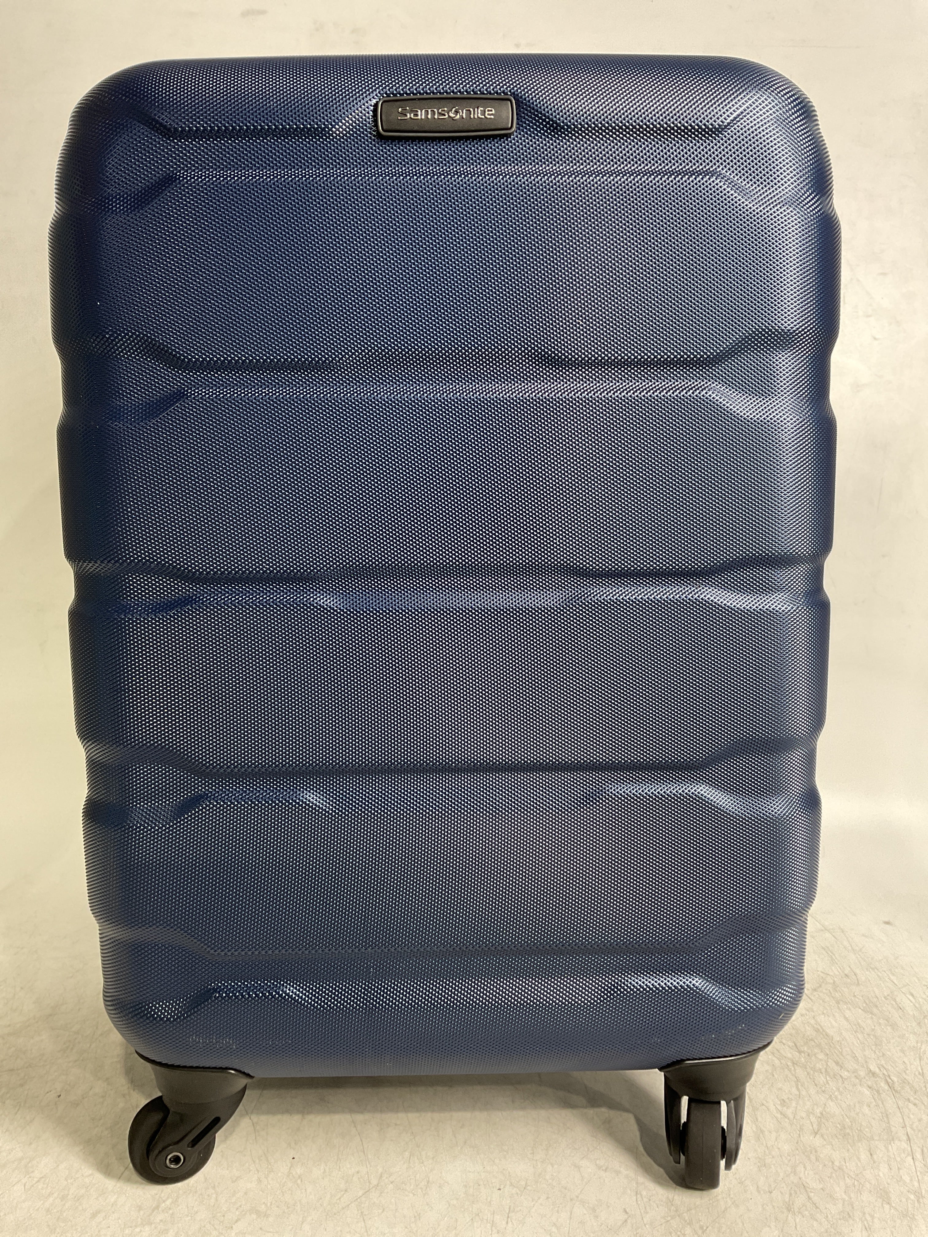 Samsonite Omni Pc Hardside Expandable Luggage with Spinner Wheels ( Navy , Carry-On 20-Inch ) Navy Carry On 20 Inch U66