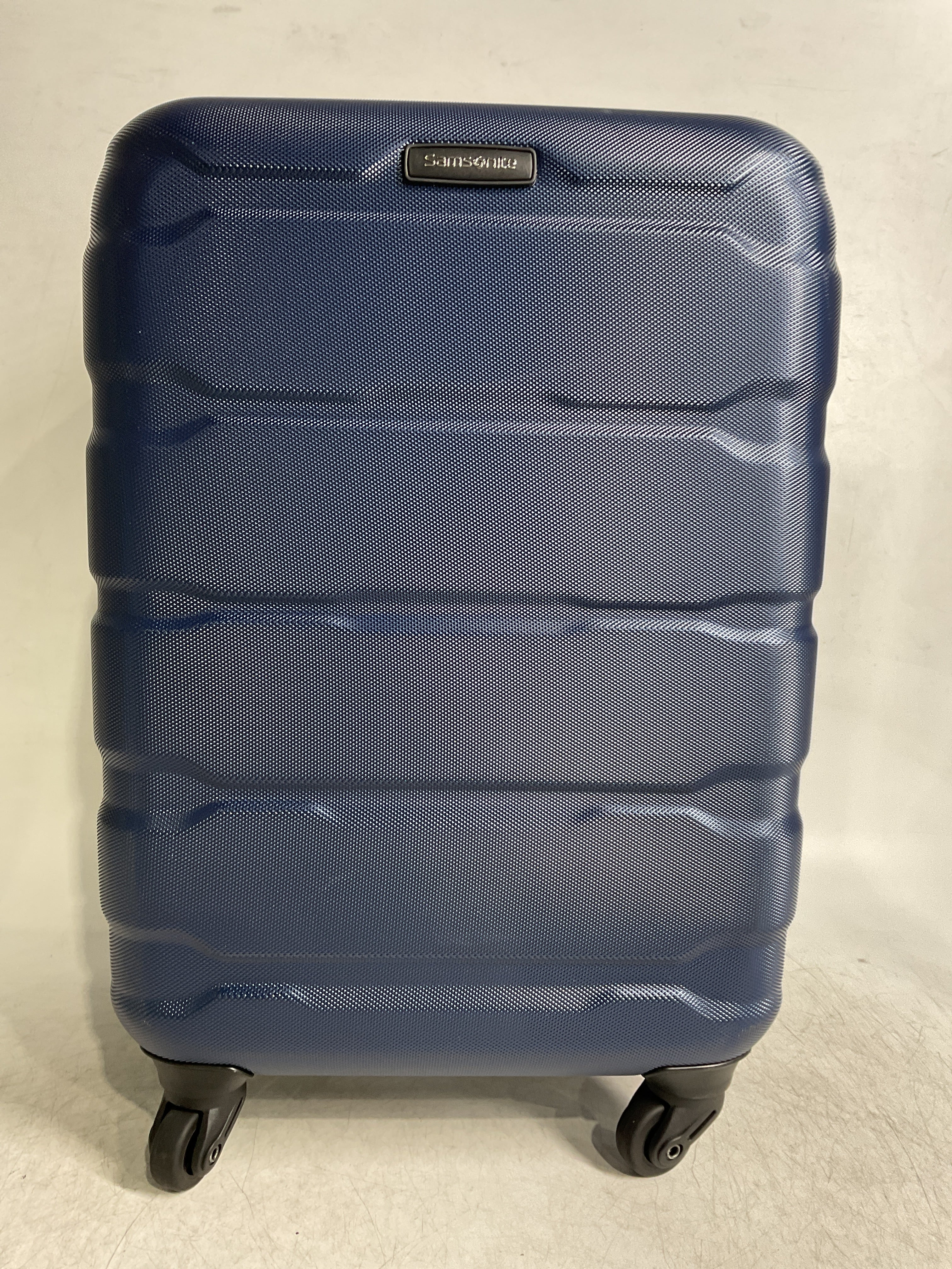 Samsonite Omni Pc Hardside Expandable Luggage with Spinner Wheels ( Navy , Carry-On 20-Inch ) Navy Carry On 20 Inch U67
