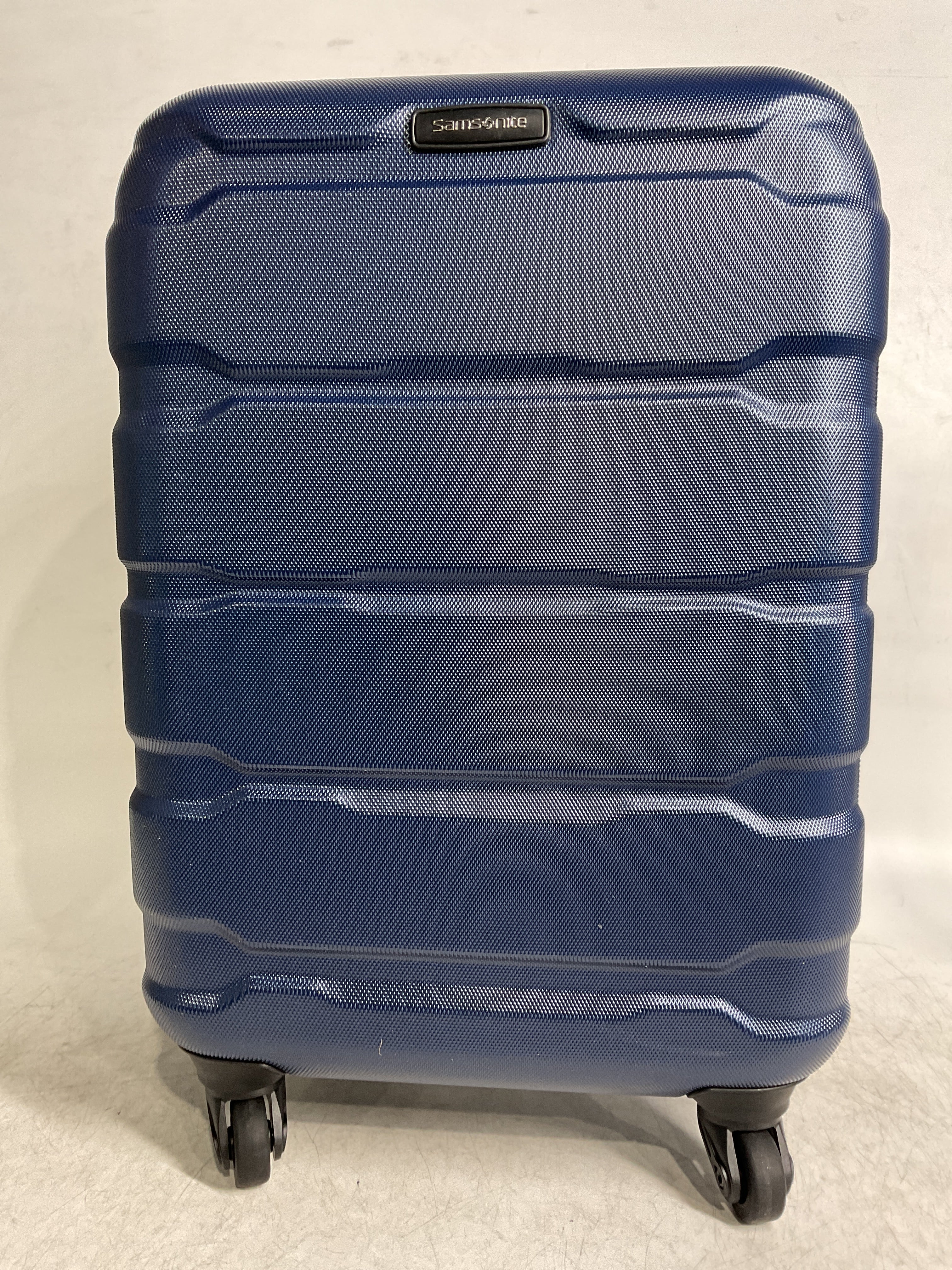 Samsonite Omni Pc Hardside Expandable Luggage with Spinner Wheels ( Navy , Carry-On 20-Inch ) Navy Carry On 20 Inch U69