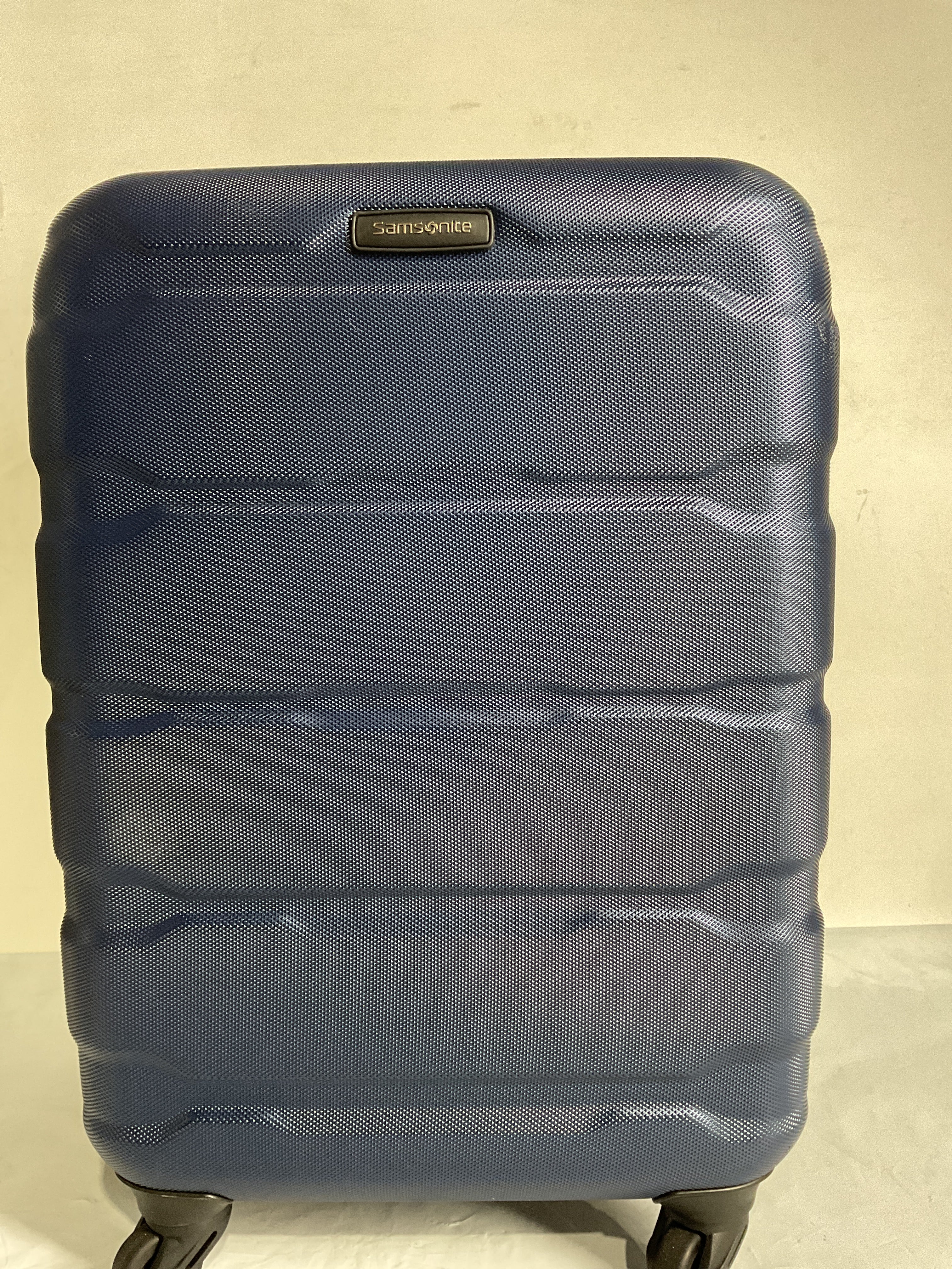 Samsonite Omni Pc Hardside Expandable Luggage with Spinner Wheels ( Navy , Carry-On 20-Inch ) Navy Carry On 20 Inch U74