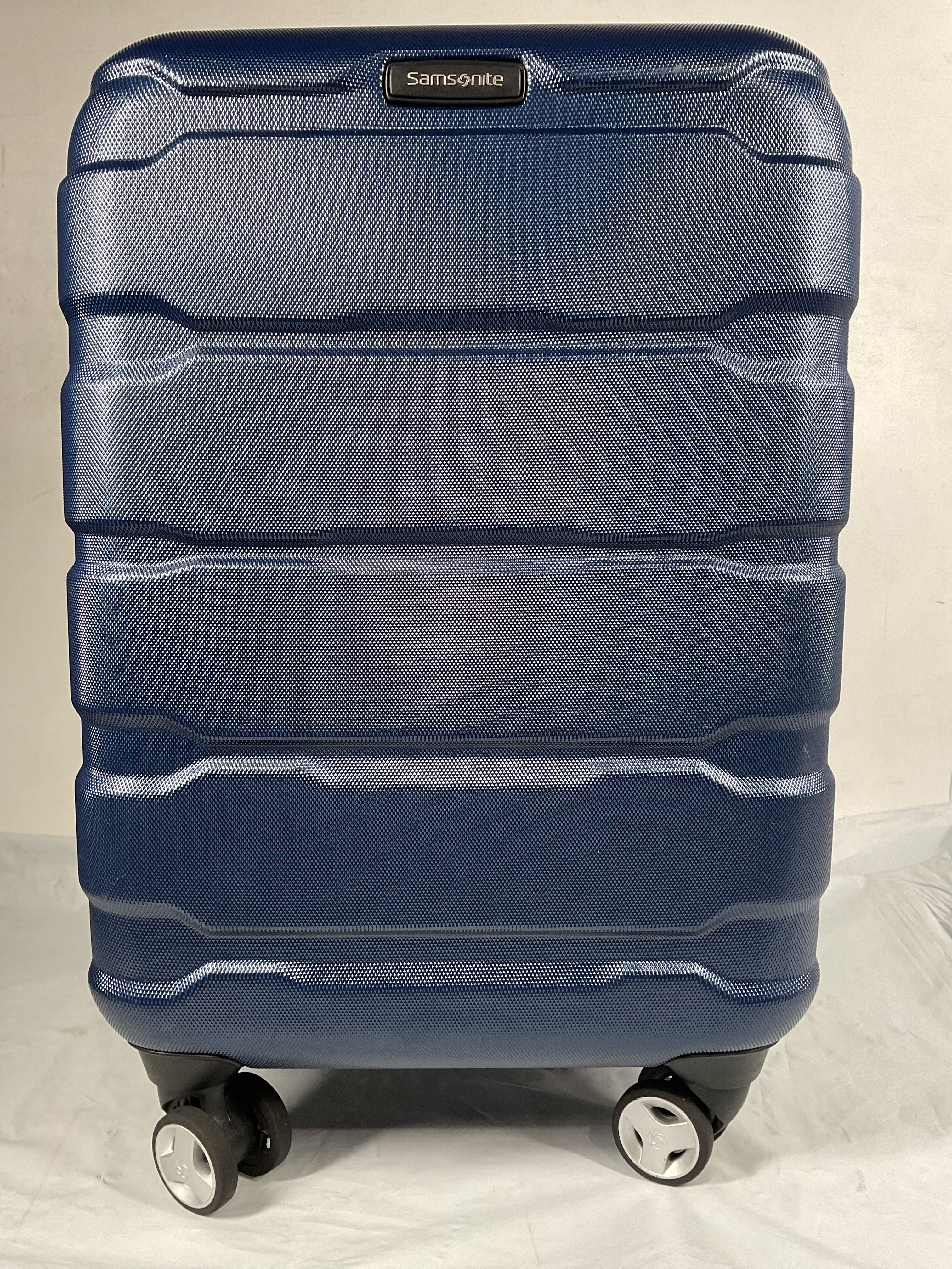 Samsonite Omni Pc Hardside Expandable Luggage with Spinner Wheels ( Navy , Carry-On 20-Inch ) Navy Carry On 20 Inch U77
