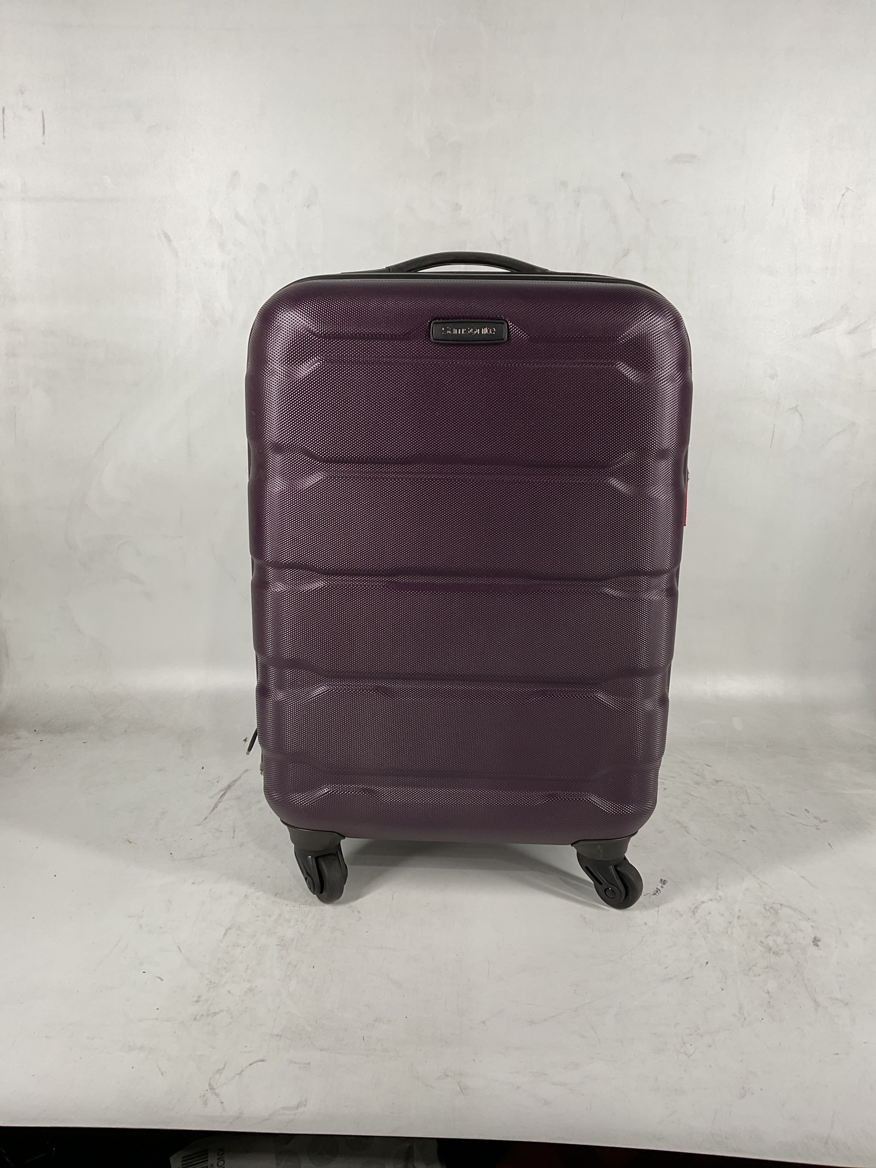Samsonite Omni Pc Hardside Expandable Luggage with Spinner Wheels Purple Carry On 20 Inch U21