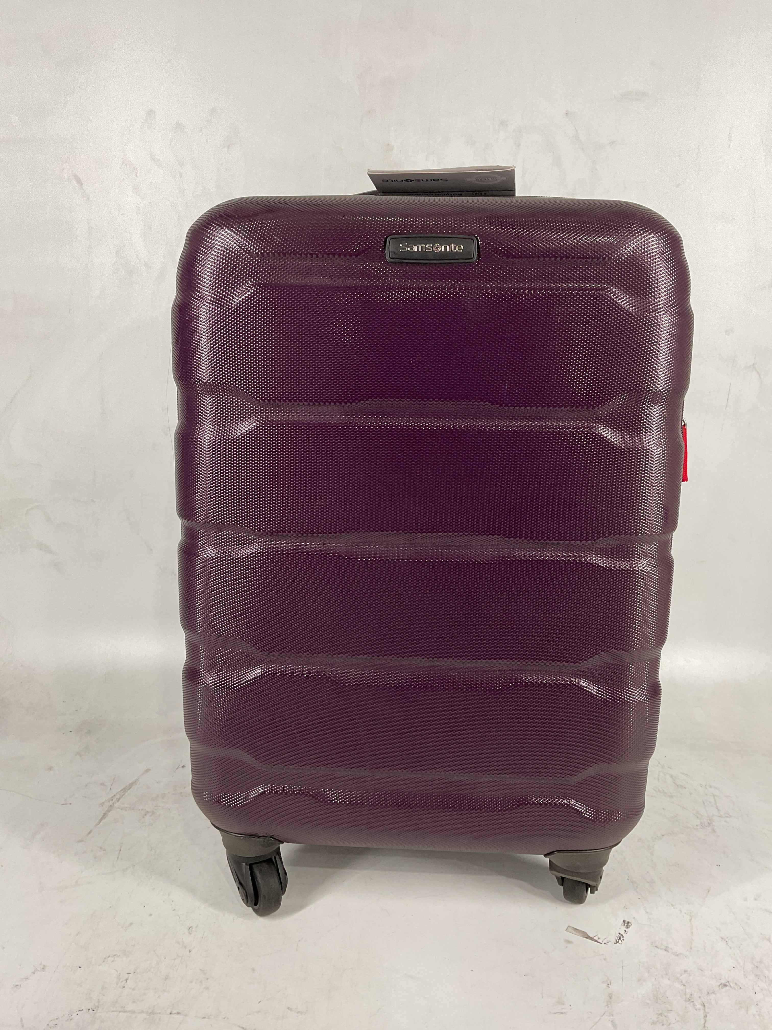 Samsonite Omni Pc Hardside Expandable Luggage with Spinner Wheels Purple Carry On 20 Inch U23