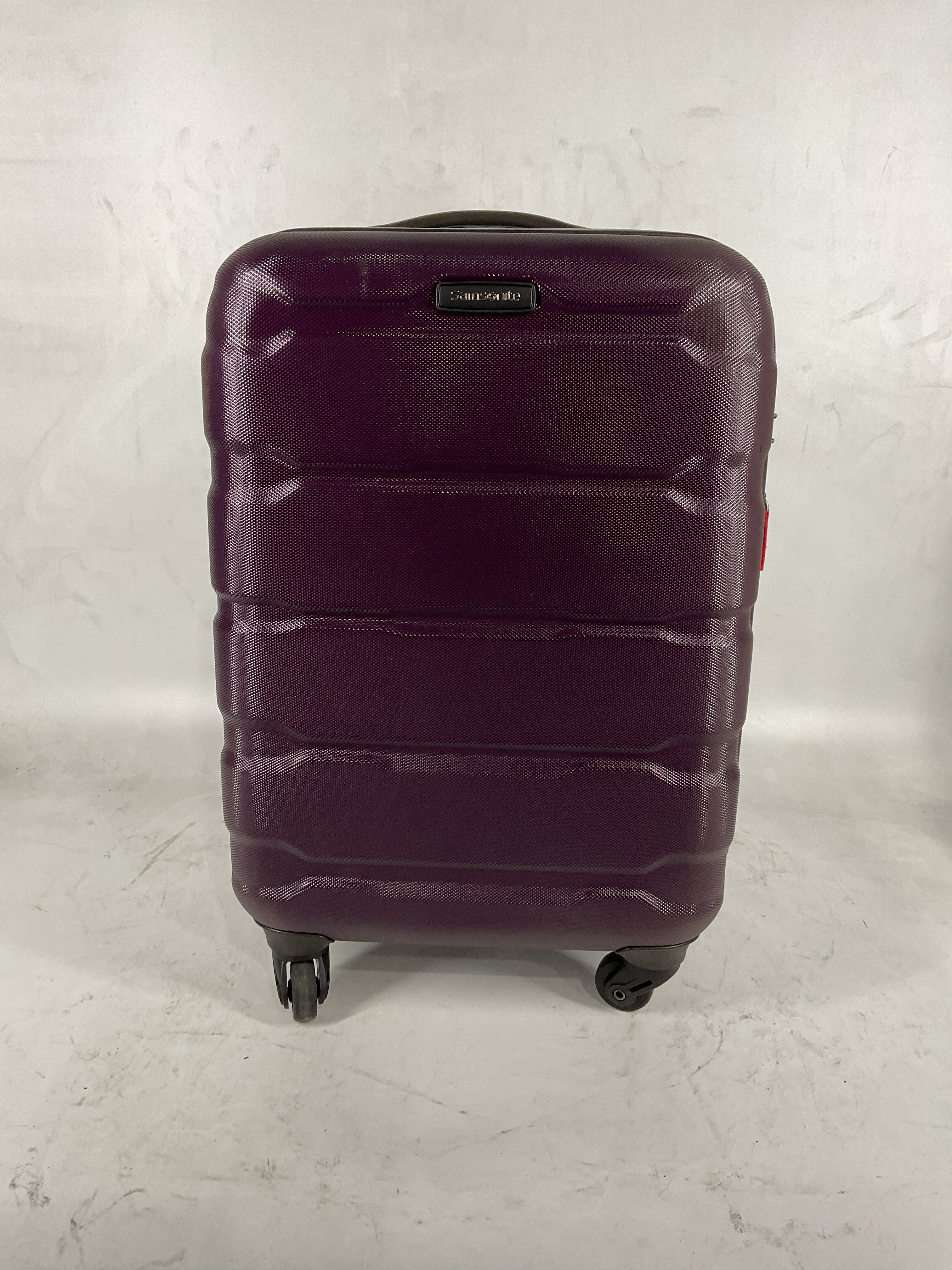 Samsonite Omni Pc Hardside Expandable Luggage with Spinner Wheels Purple Carry On 20 Inch U24