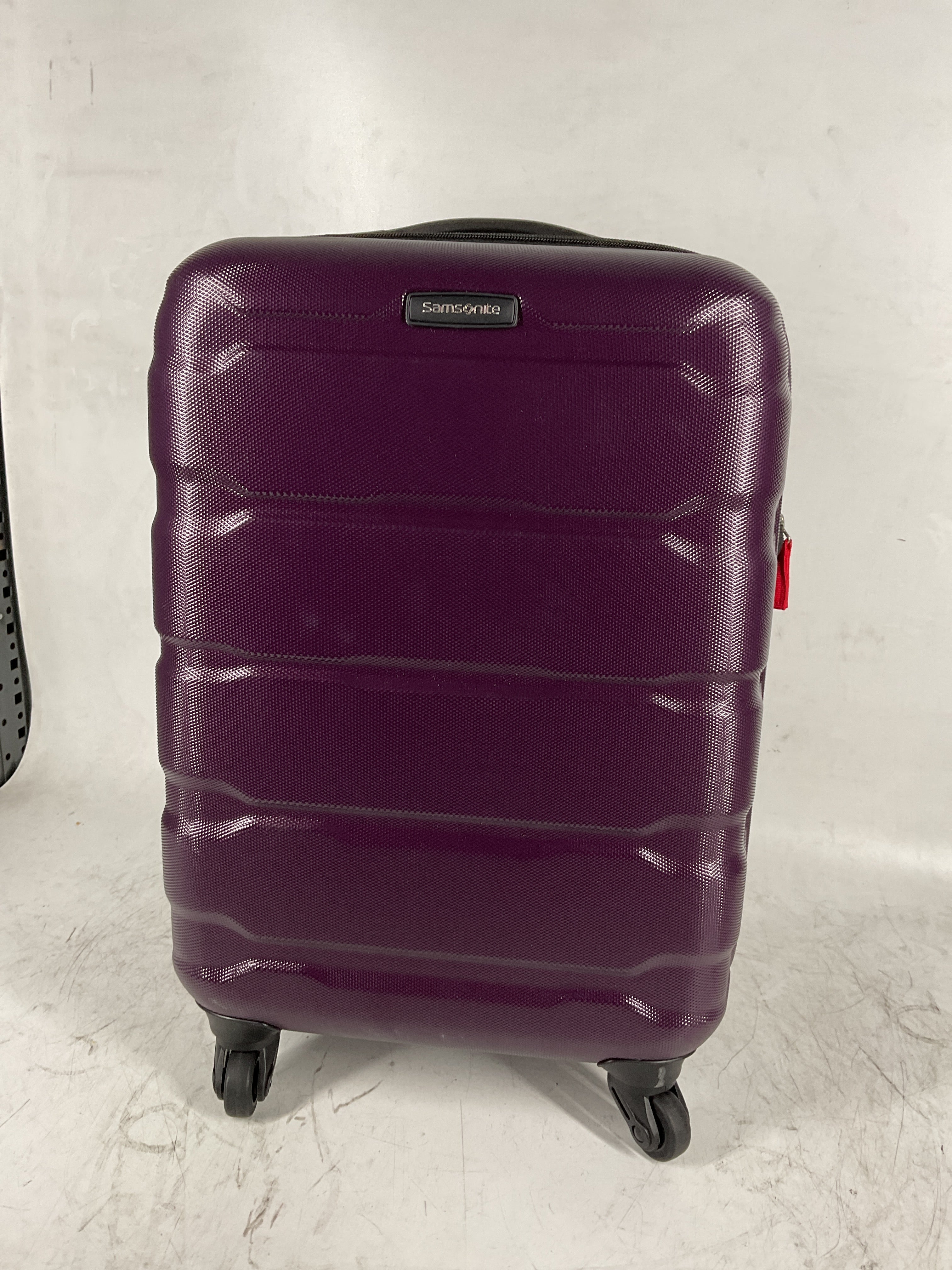 Samsonite Omni Pc Hardside Expandable Luggage with Spinner Wheels ( Purple , Carry-On 20-Inch ) Purple Carry On 20 Inch U33