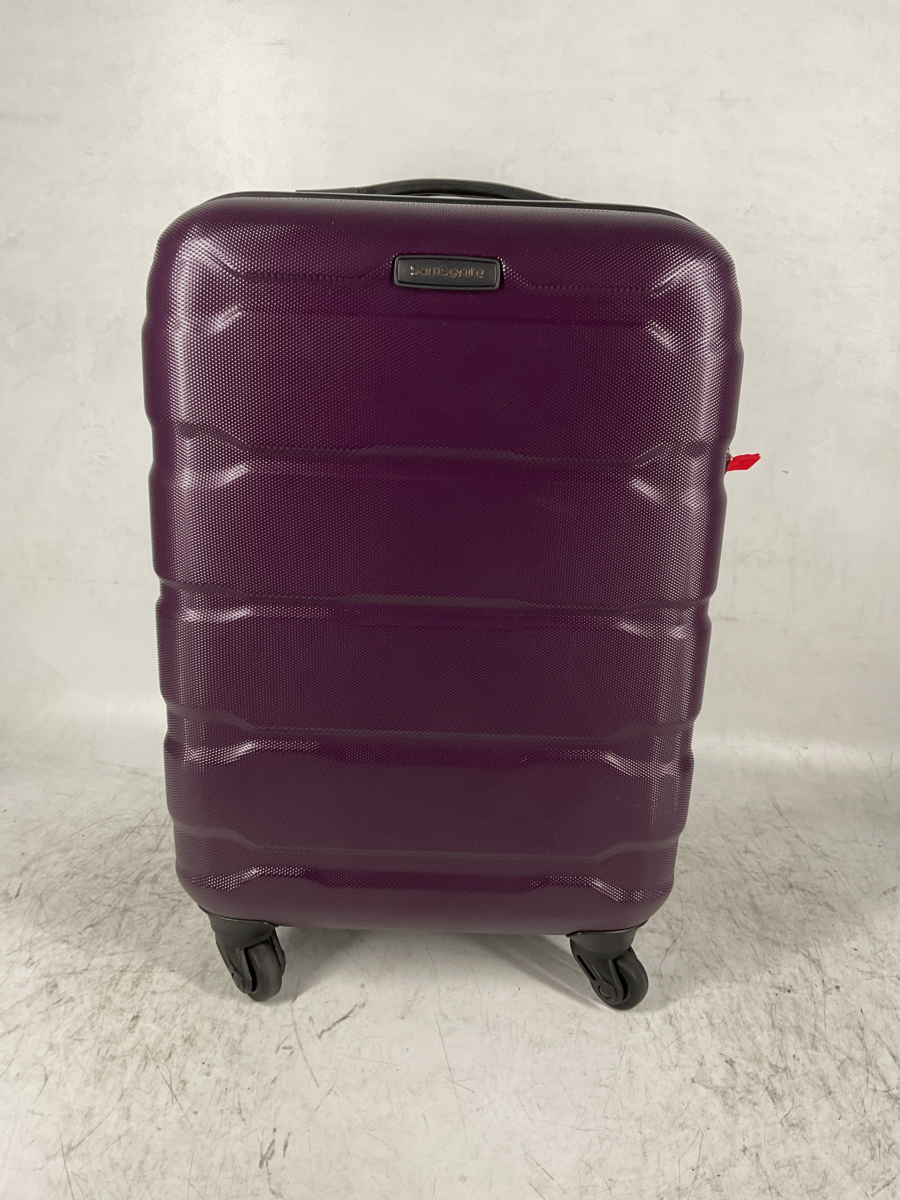 Samsonite Omni Pc Hardside Expandable Luggage with Spinner Wheels ( Purple , Carry-On 20-Inch ) Purple Carry On 20 Inch U40